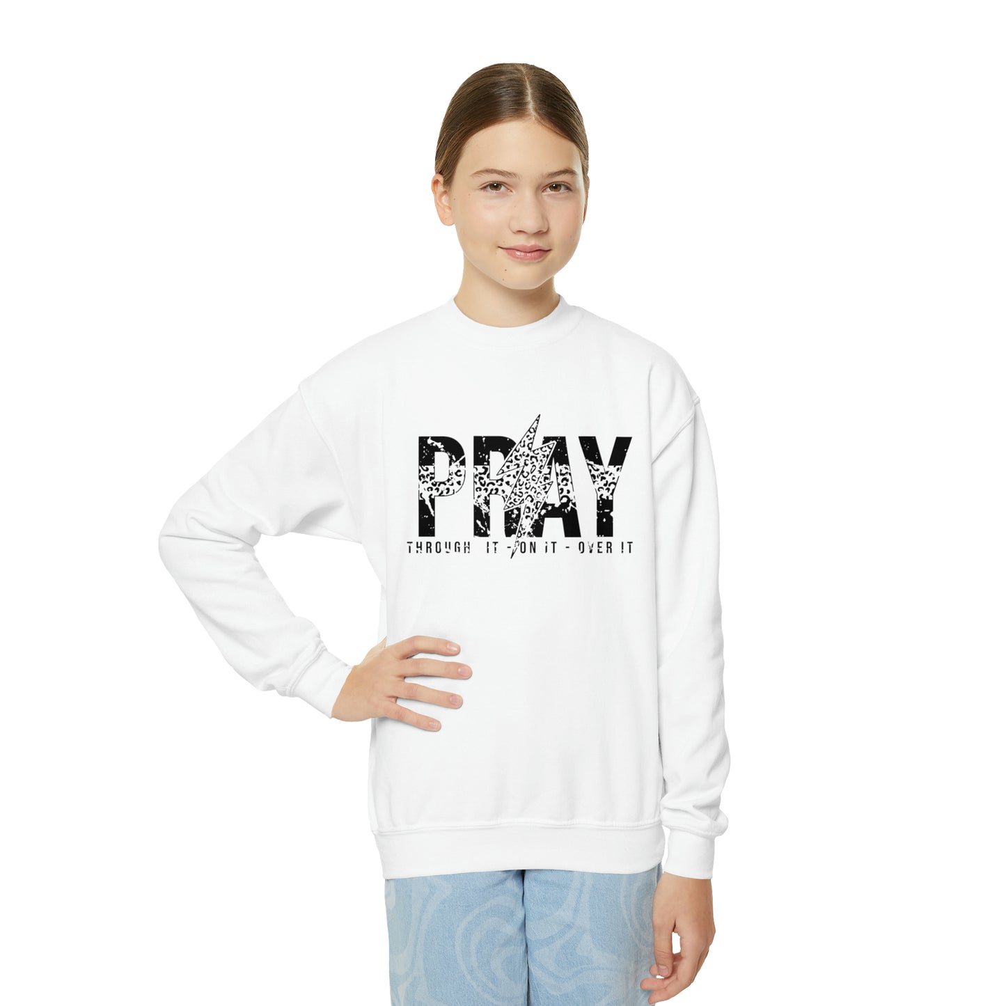 Pray Youth Crewneck Sweatshirt