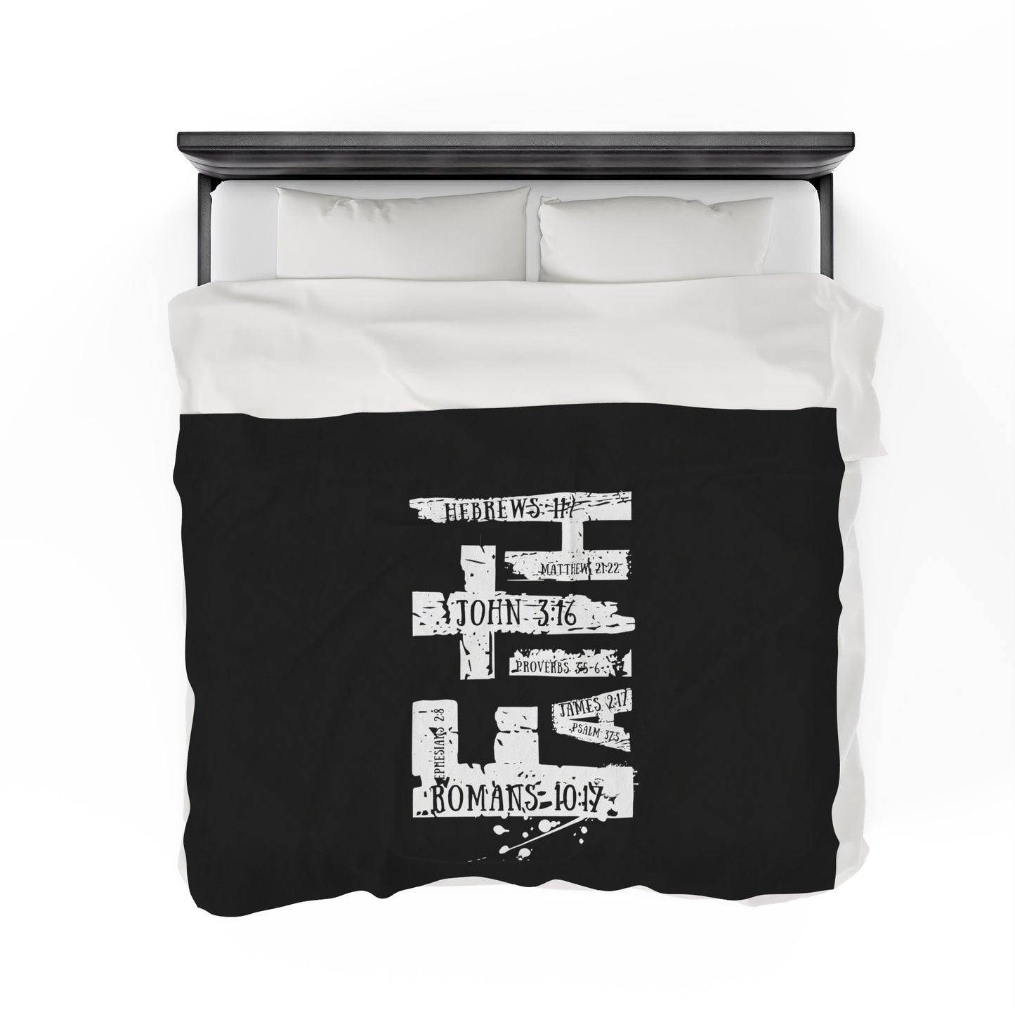FAITH Velveteen Plush Blanket