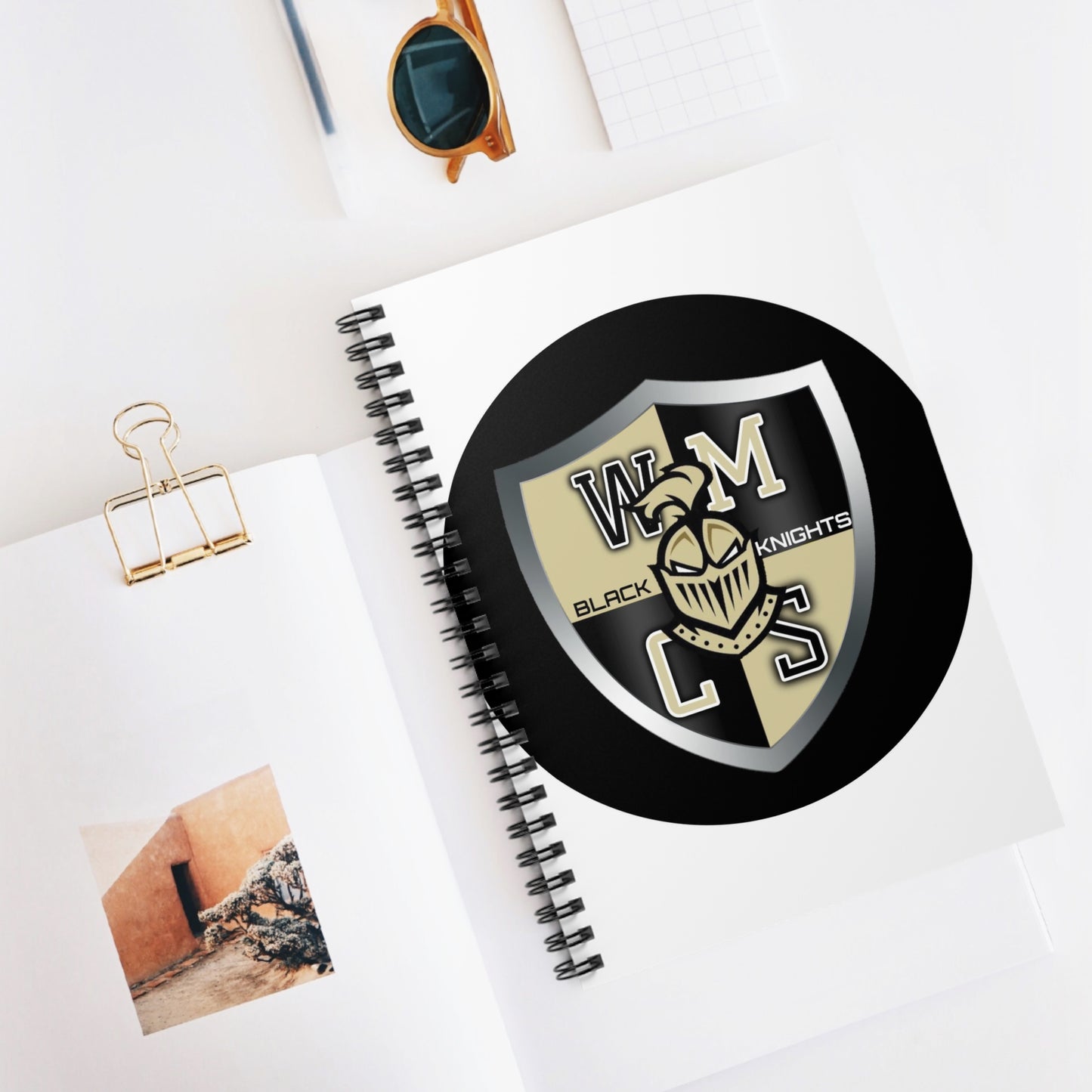 Spiral Notebook - Black Knights