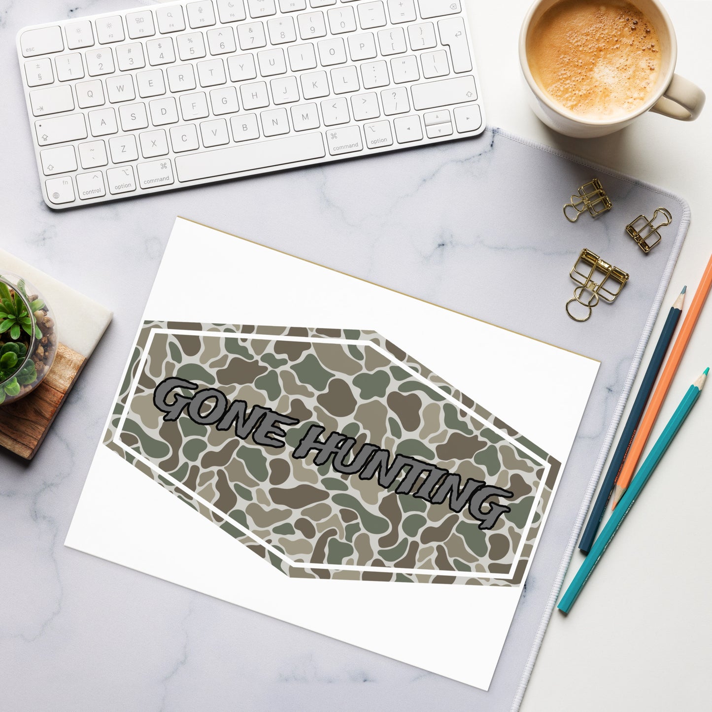 GONE HUNTING NOTEPAD