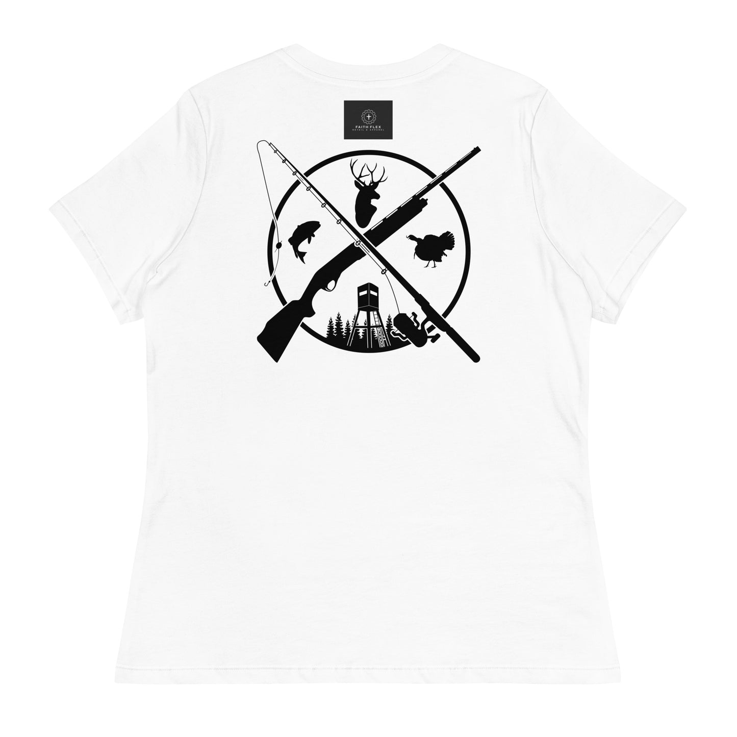 BOTTOMLAND CAMO BOW Women's Relaxed T-Shirt