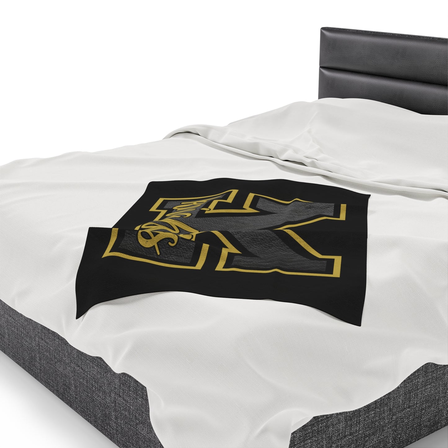 Black Knights Velveteen Plush Blanket