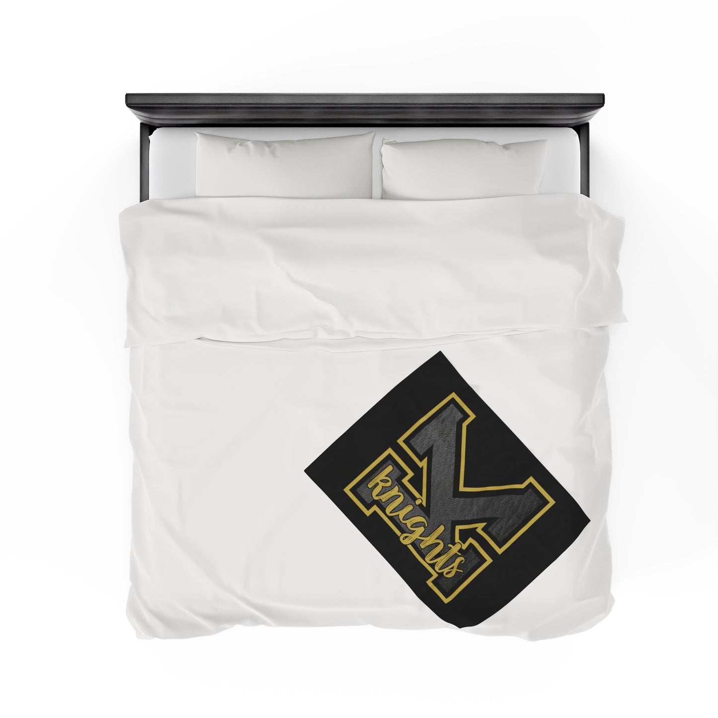 Black Knights Velveteen Plush Blanket