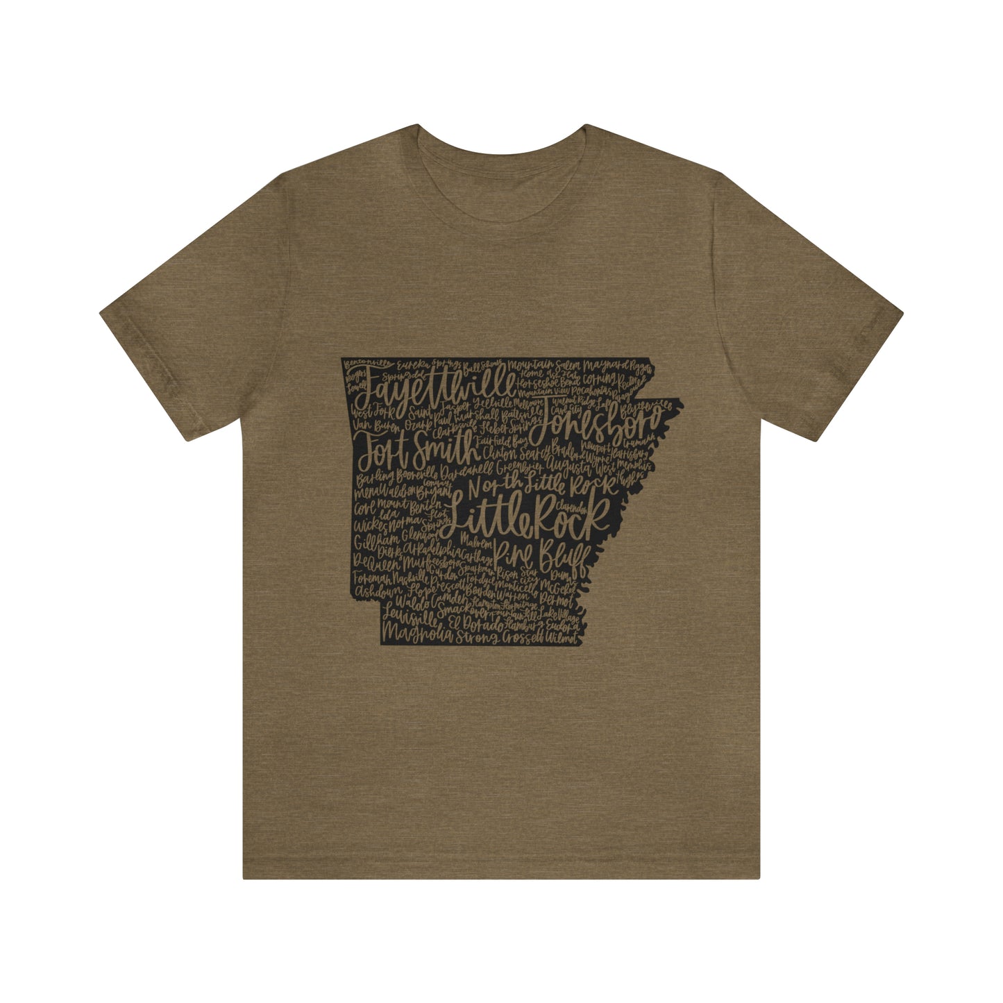 Arkansas Unisex Jersey Short Sleeve Tee