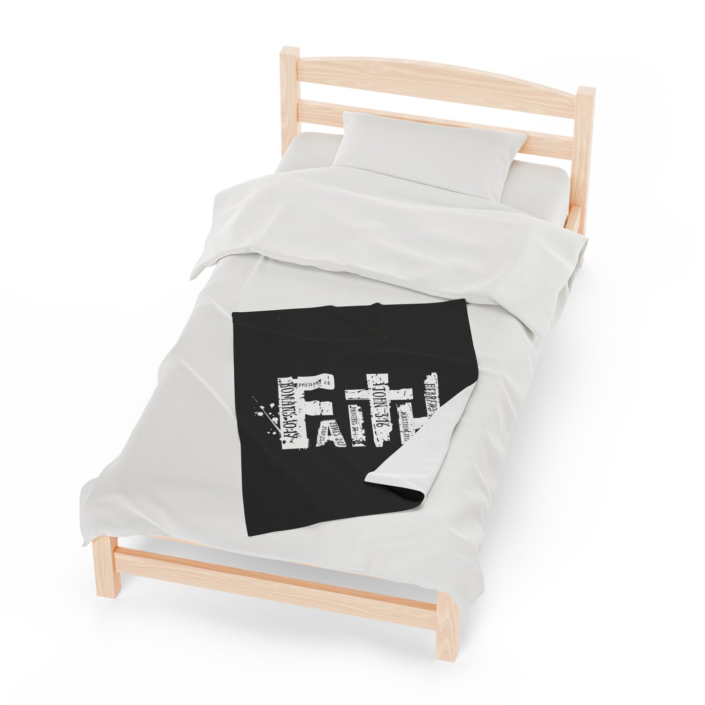 FAITH Velveteen Plush Blanket