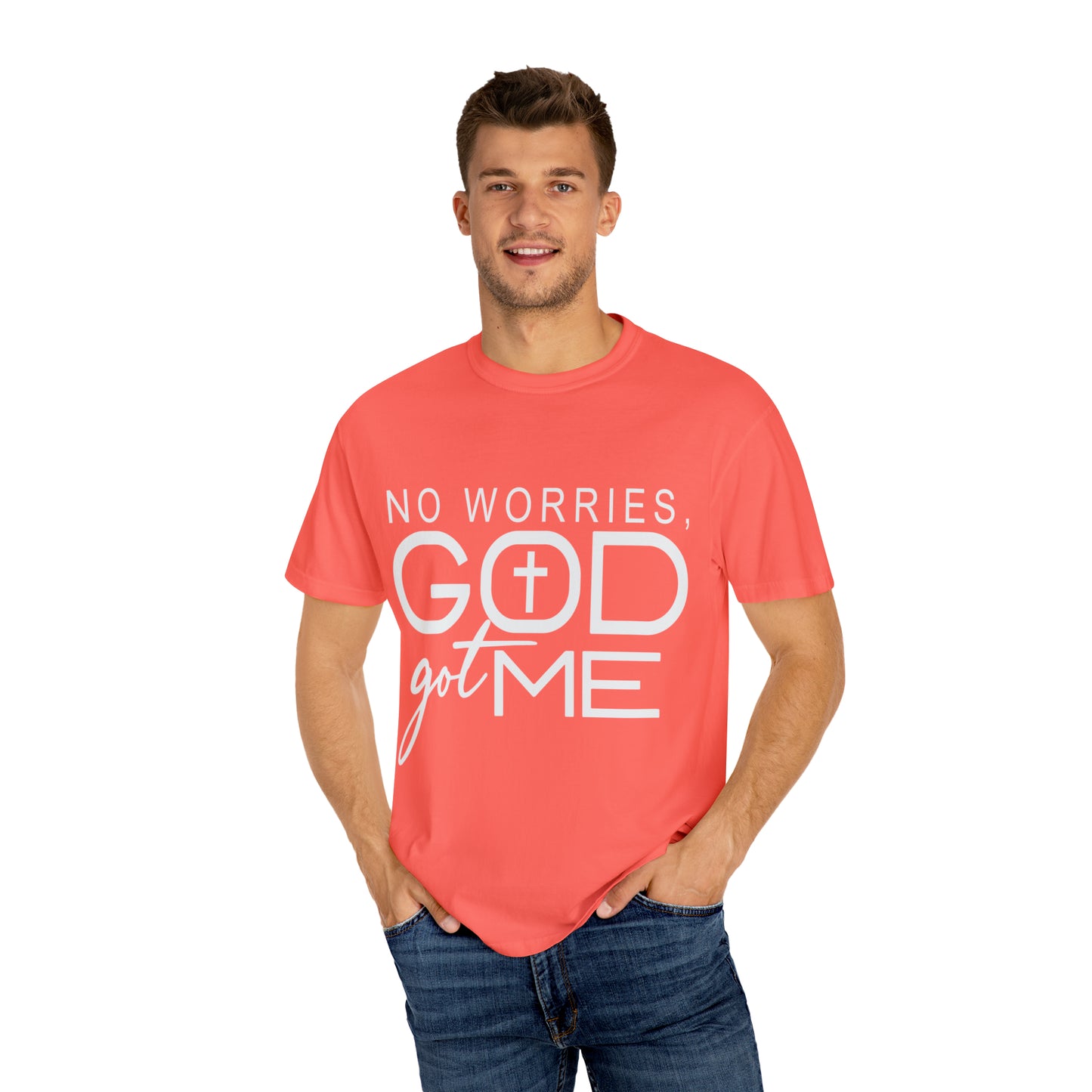 Gods got me  Unisex Garment-Dyed T-shirt