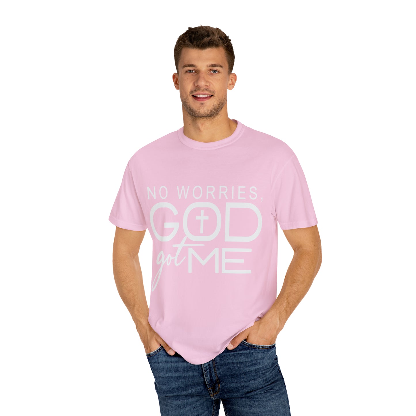 Gods got me  Unisex Garment-Dyed T-shirt