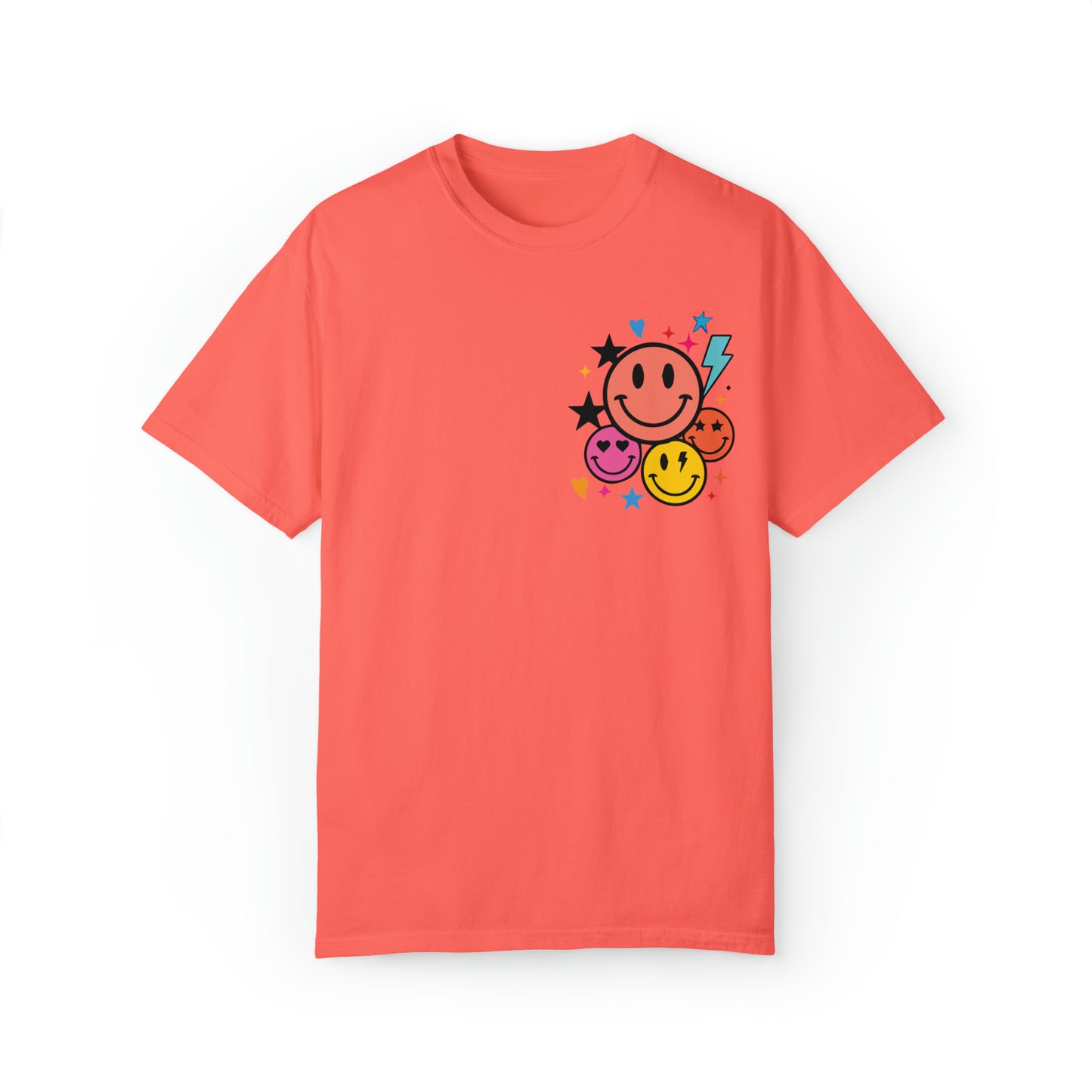 Jesus Smiley Unisex Garment-Dyed T-shirt