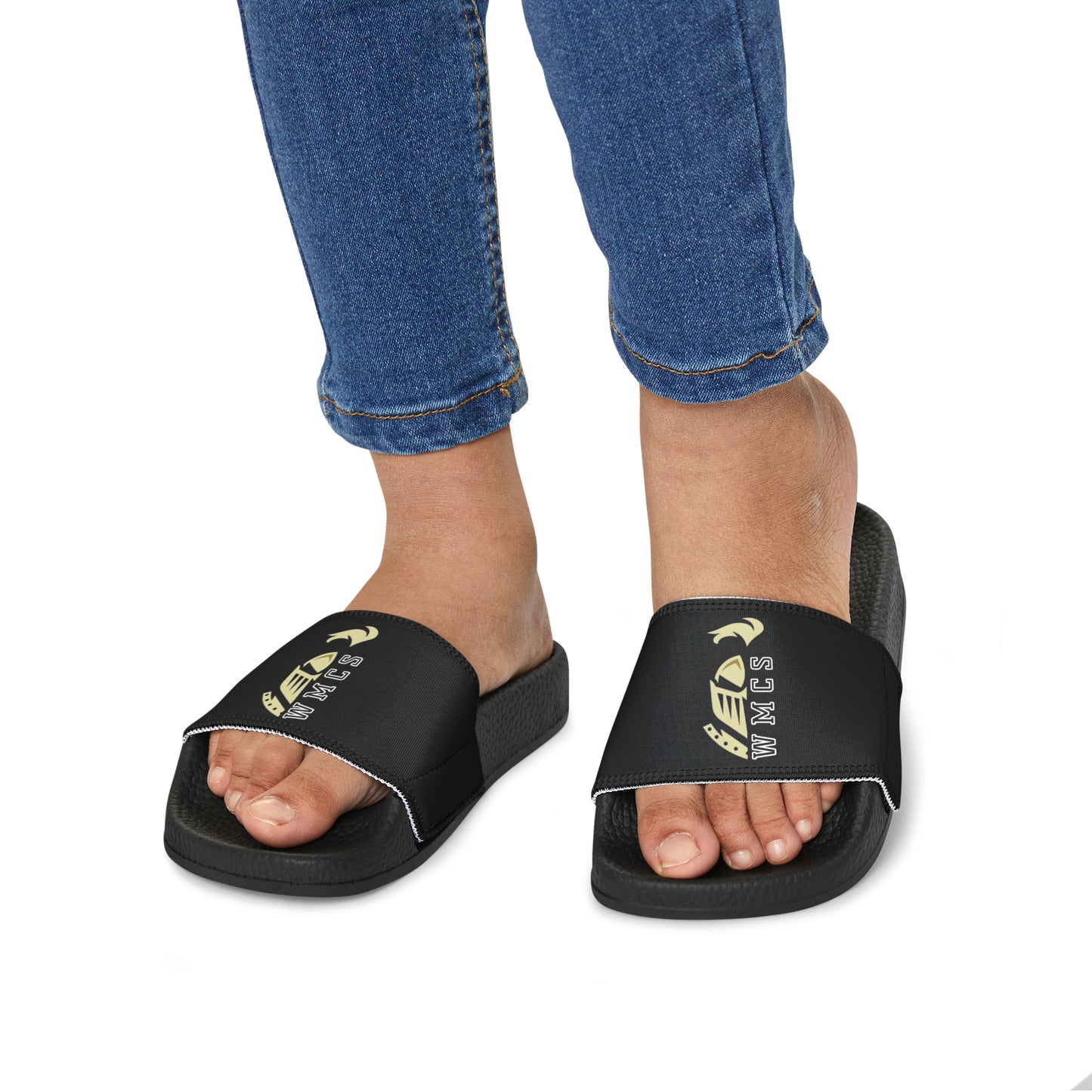 Youth PU Slide Sandals