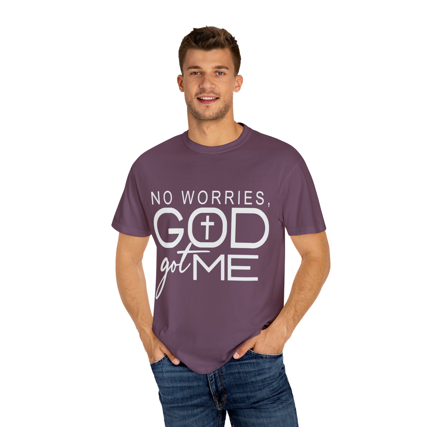 Gods got me  Unisex Garment-Dyed T-shirt