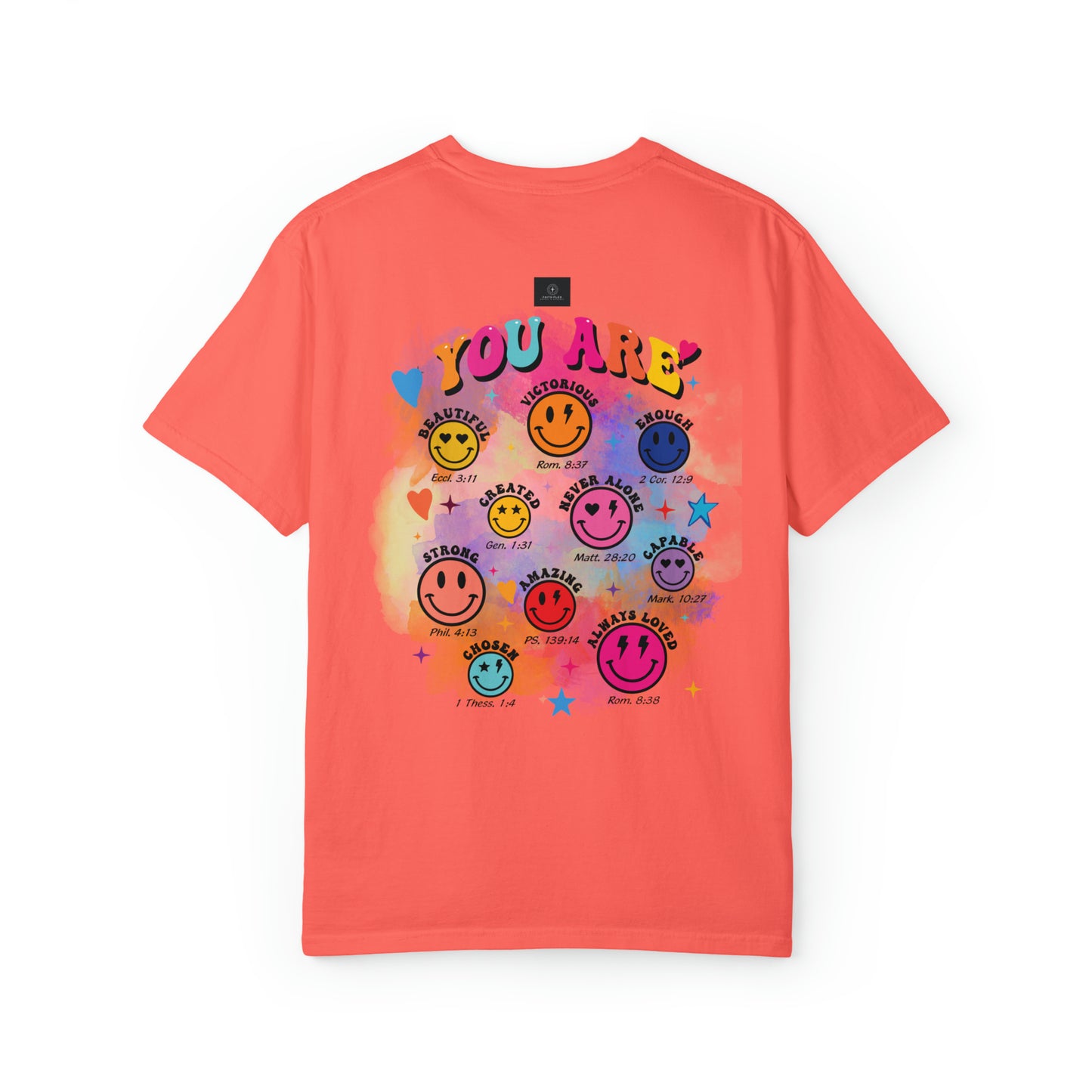 Jesus Smiley Unisex Garment-Dyed T-shirt