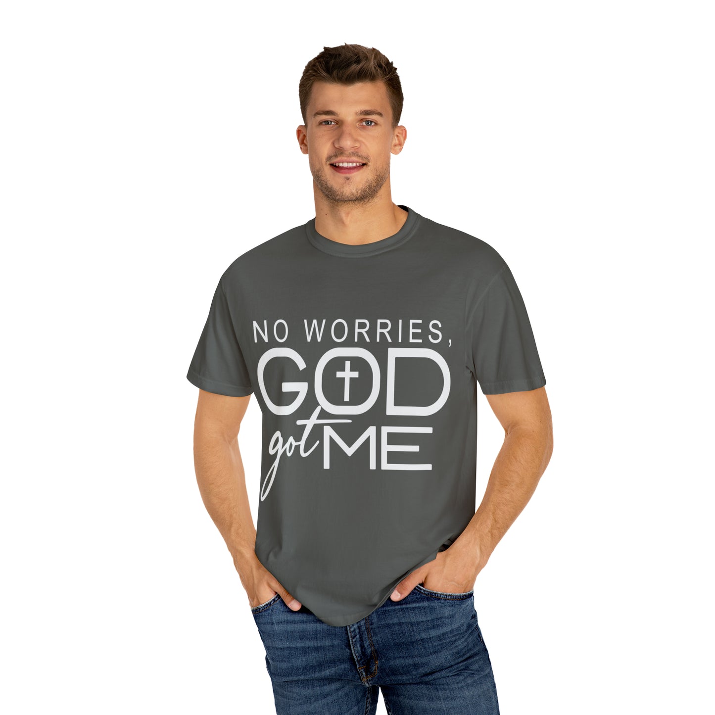 Gods got me  Unisex Garment-Dyed T-shirt
