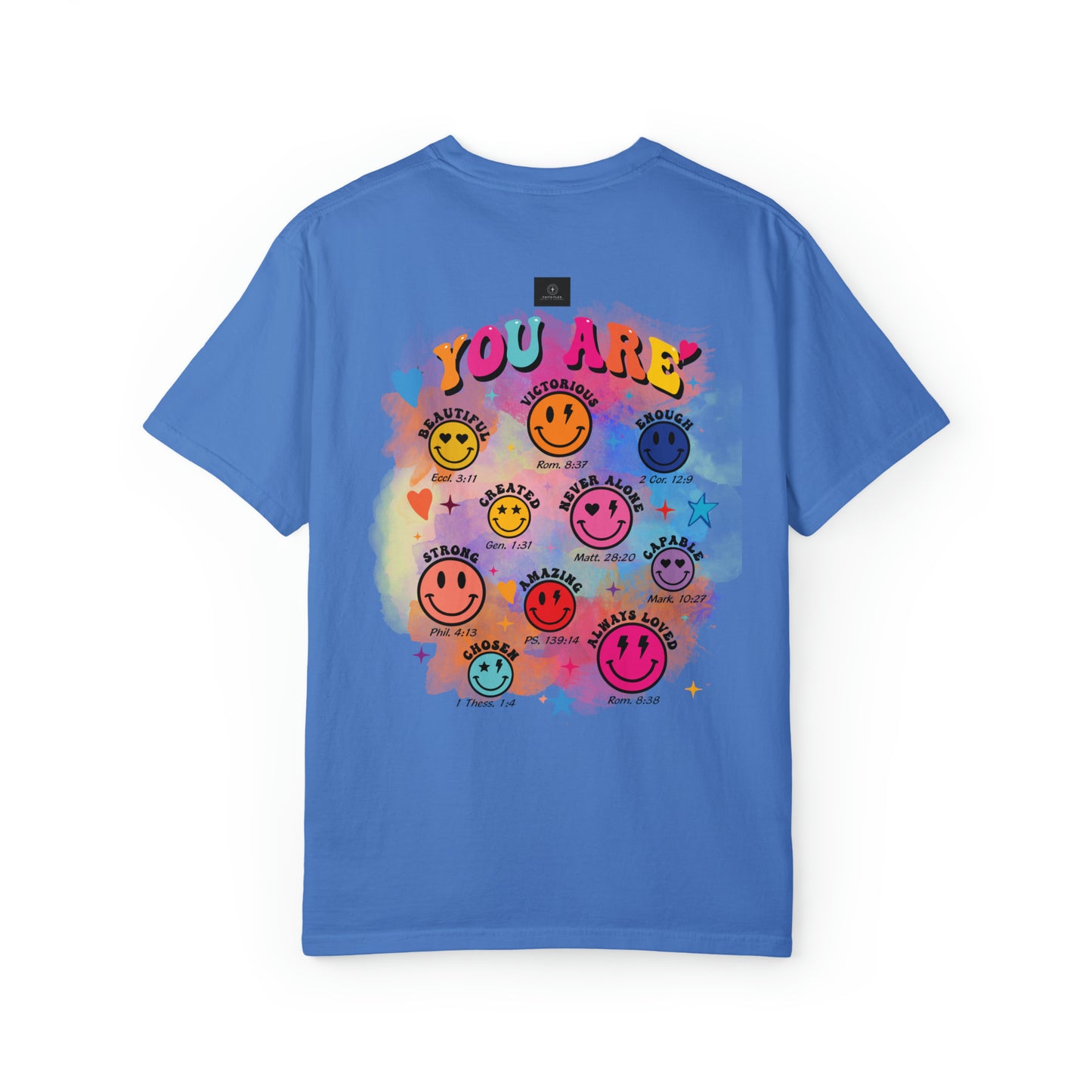 Jesus Smiley Unisex Garment-Dyed T-shirt