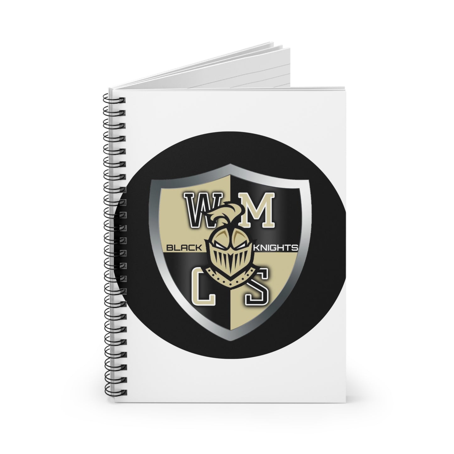 Spiral Notebook - Black Knights