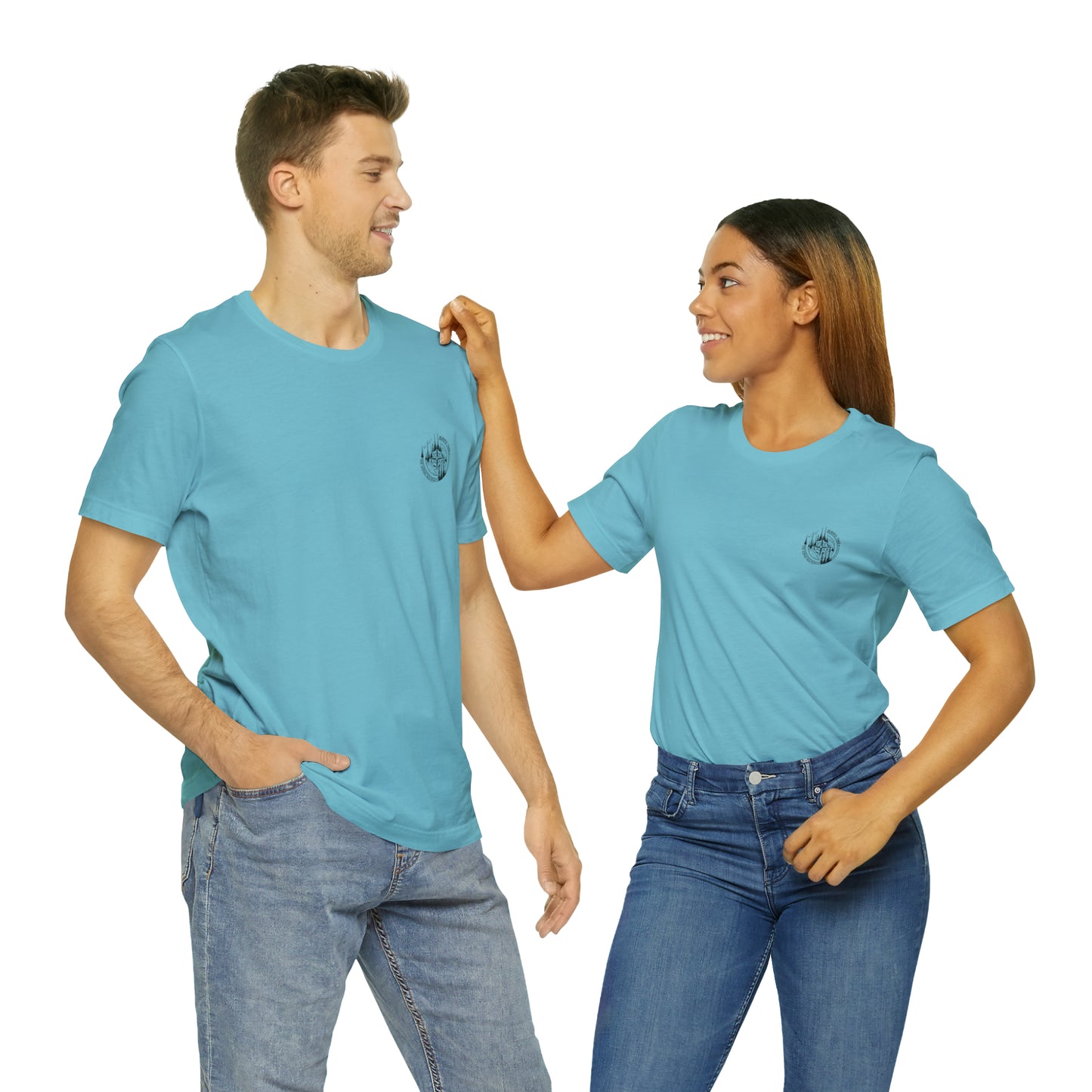 Your lucky I'm Here fishing shirt, Jersey Short Sleeve Tee
