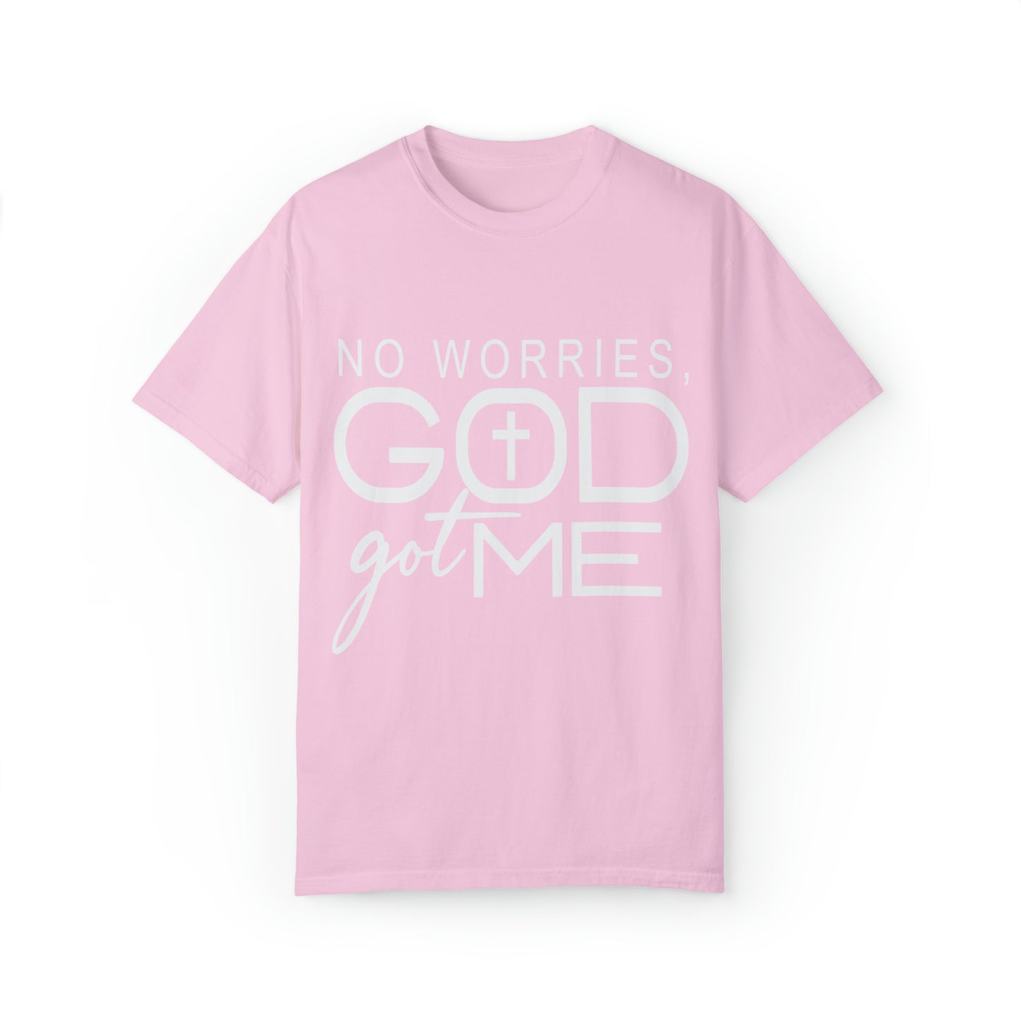 Gods got me  Unisex Garment-Dyed T-shirt