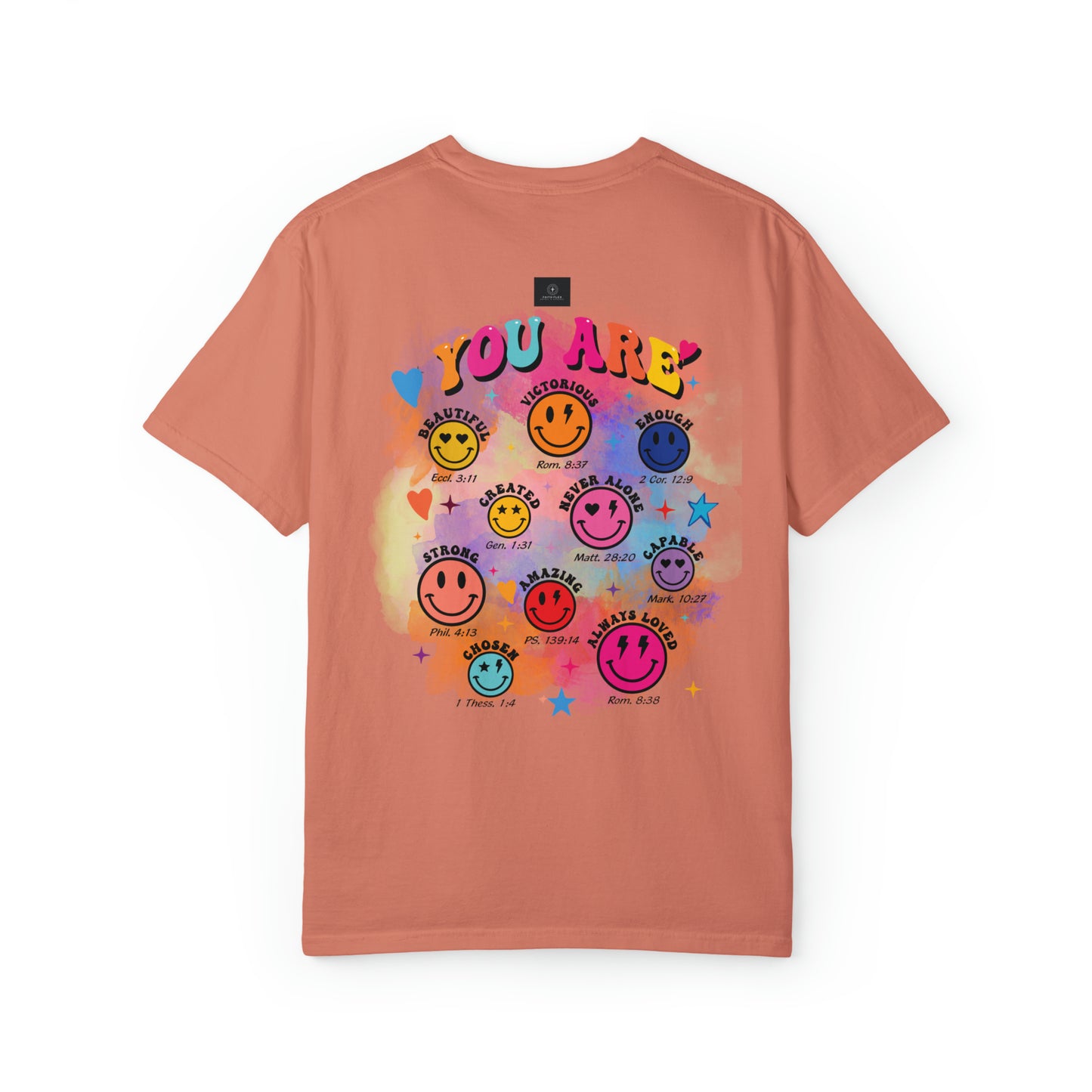 Jesus Smiley Unisex Garment-Dyed T-shirt