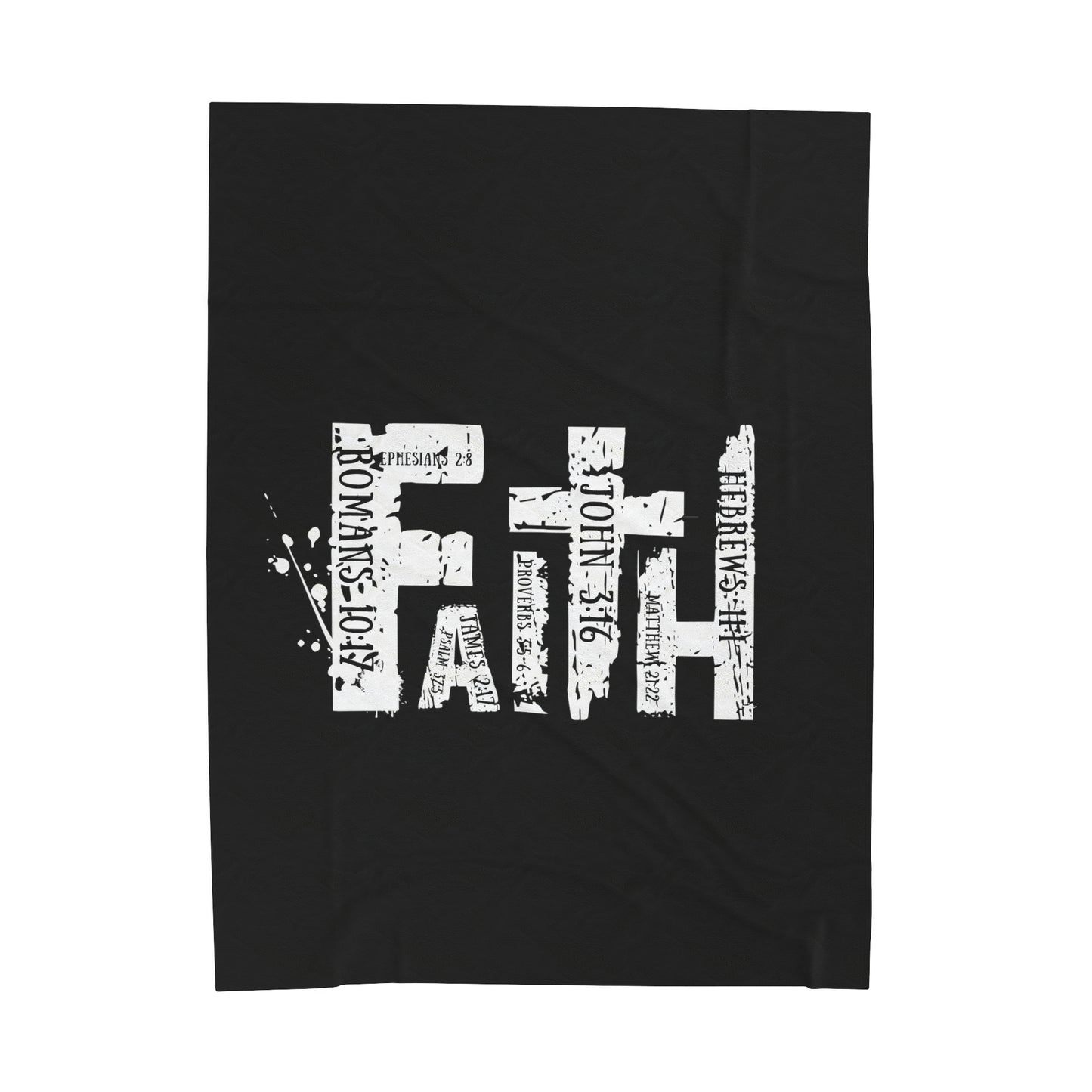 FAITH Velveteen Plush Blanket