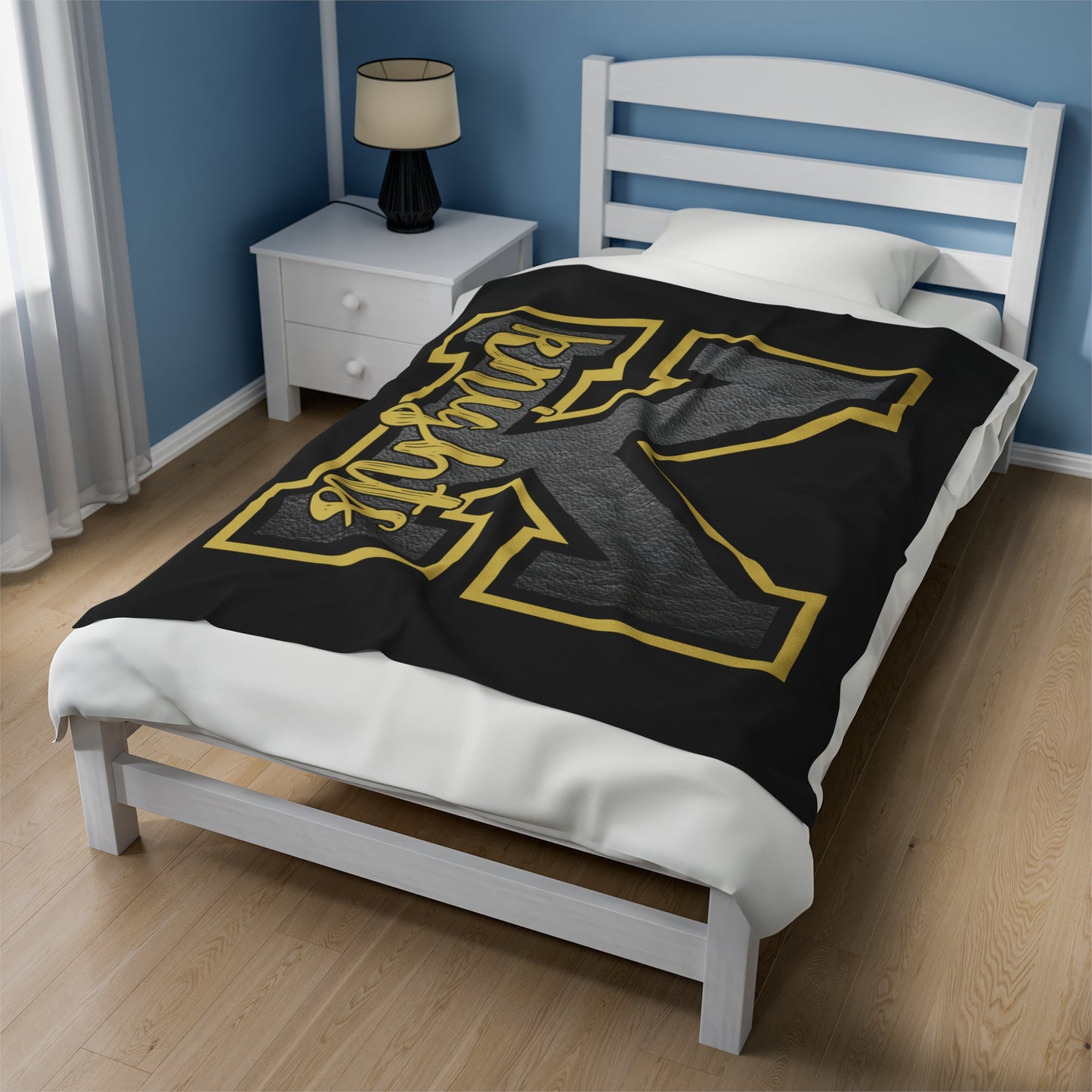Black Knights Velveteen Plush Blanket