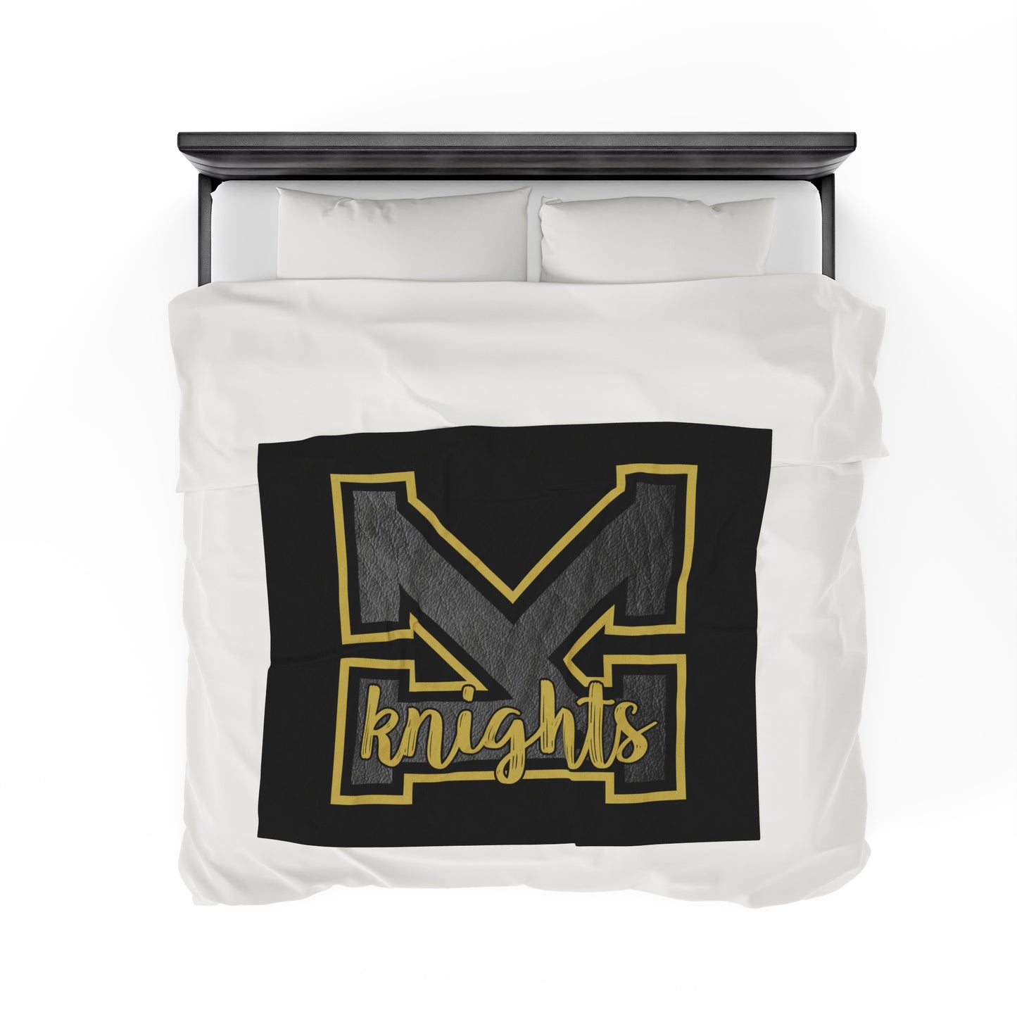 Black Knights Velveteen Plush Blanket