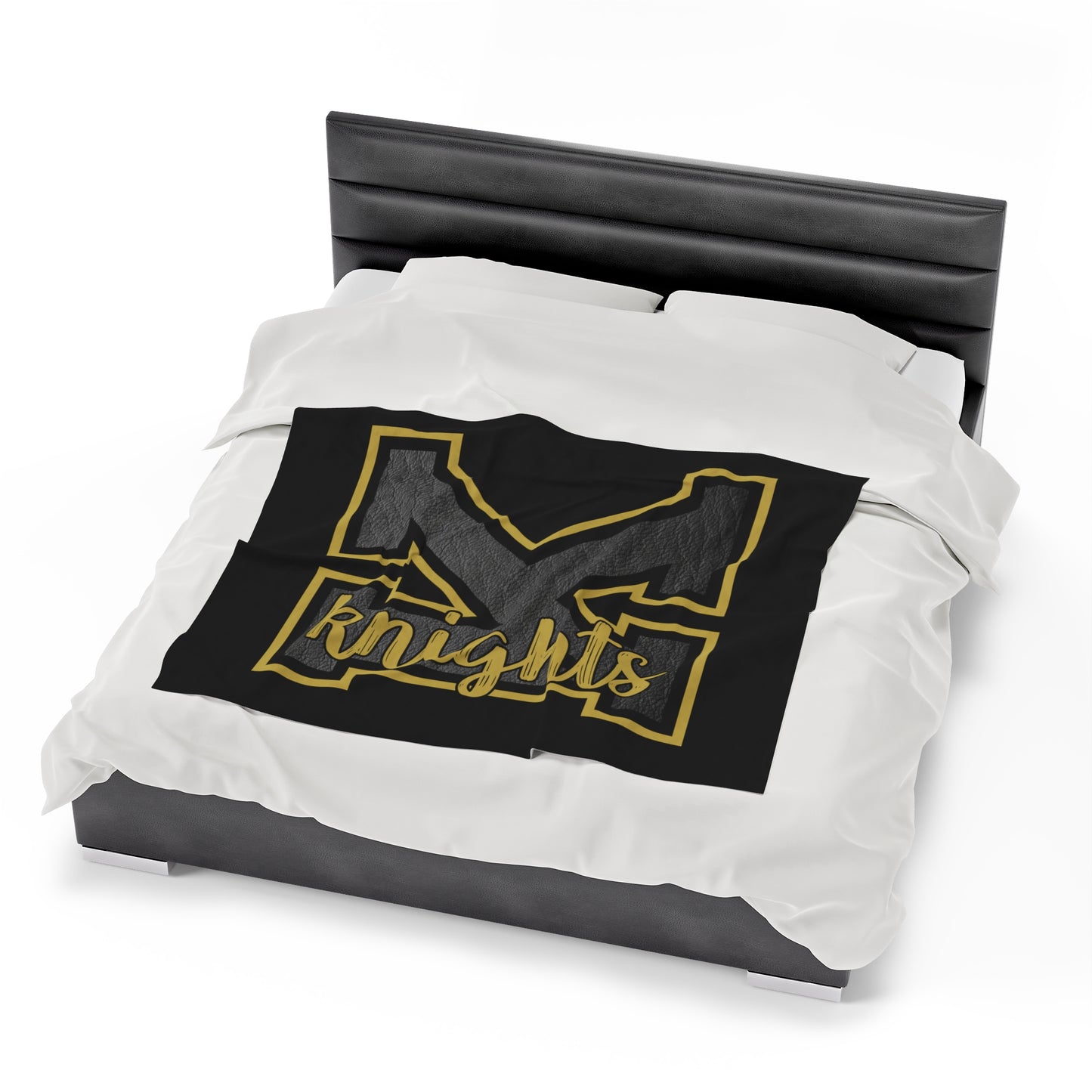 Black Knights Velveteen Plush Blanket
