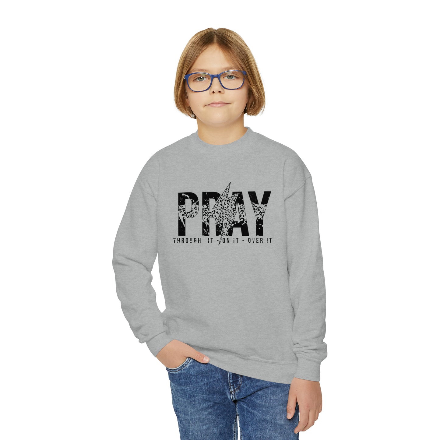 Pray Youth Crewneck Sweatshirt