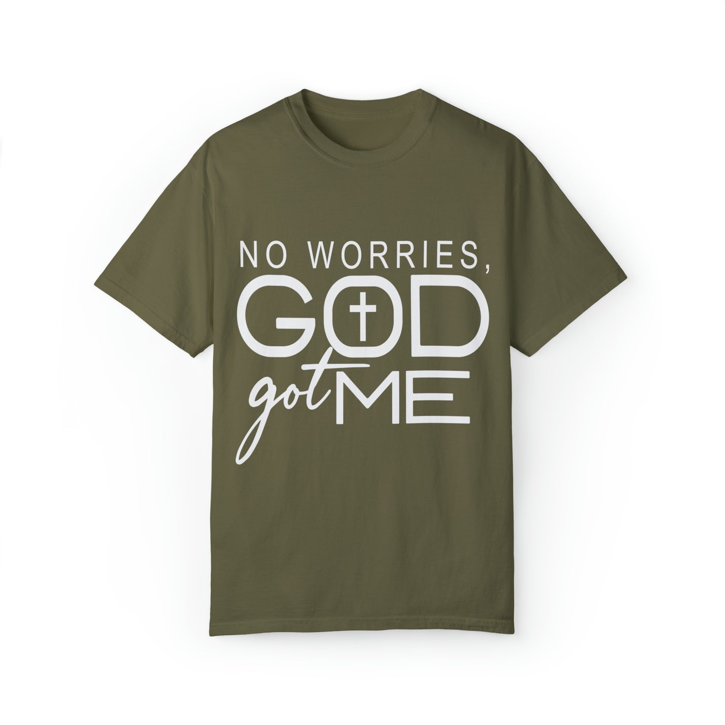 Gods got me  Unisex Garment-Dyed T-shirt