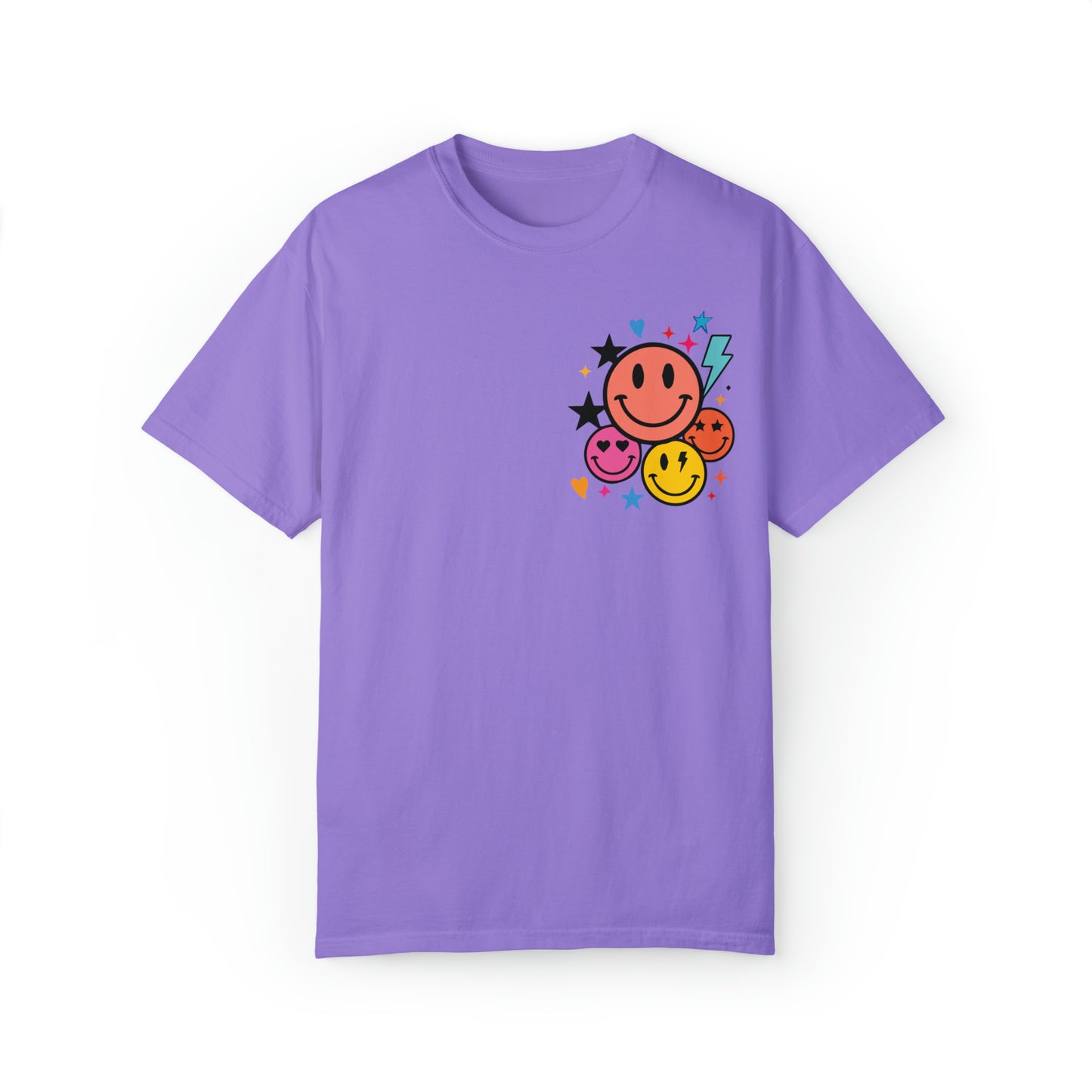 Jesus Smiley Unisex Garment-Dyed T-shirt