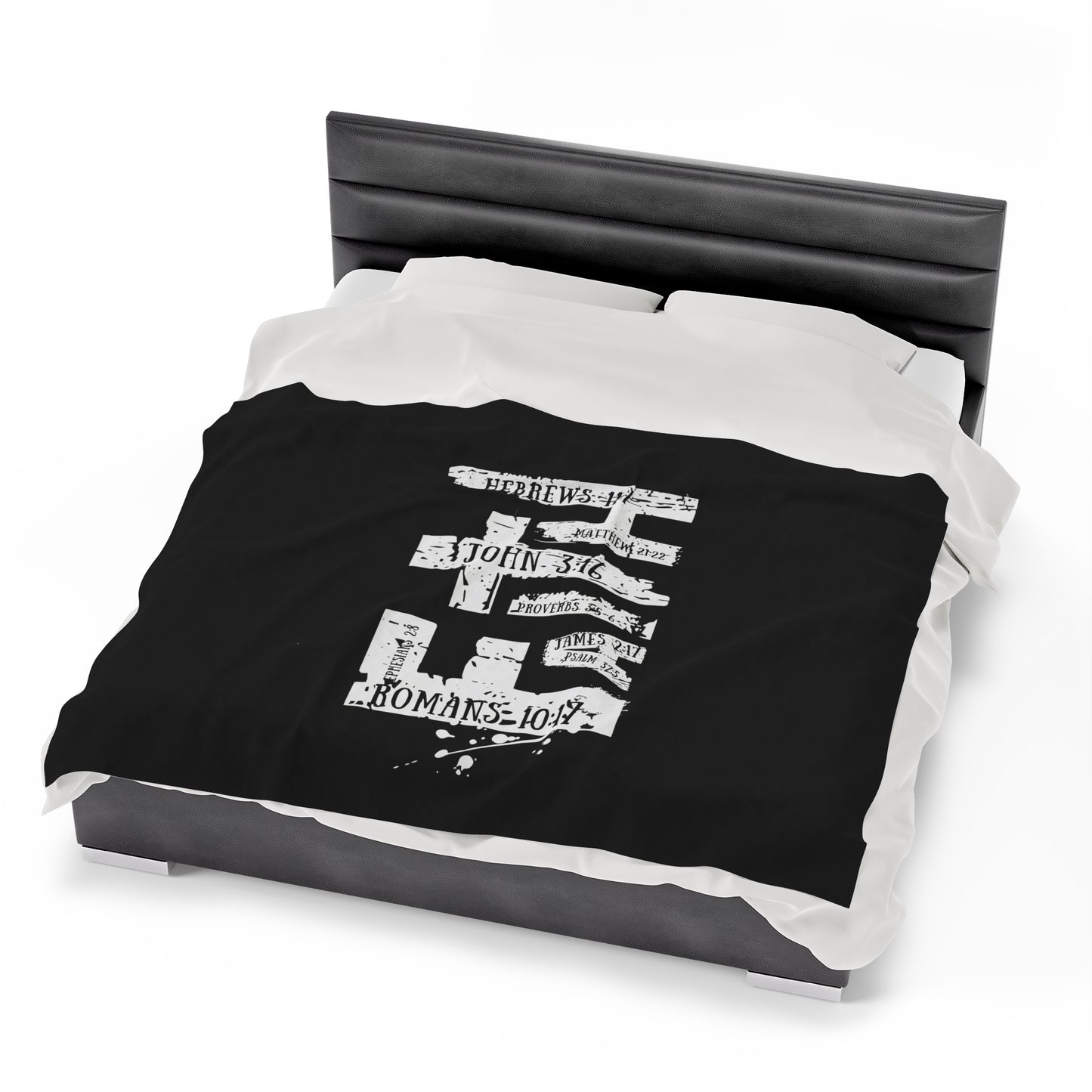 FAITH Velveteen Plush Blanket