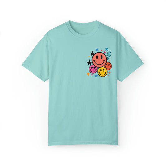 Jesus Smiley Unisex Garment-Dyed T-shirt
