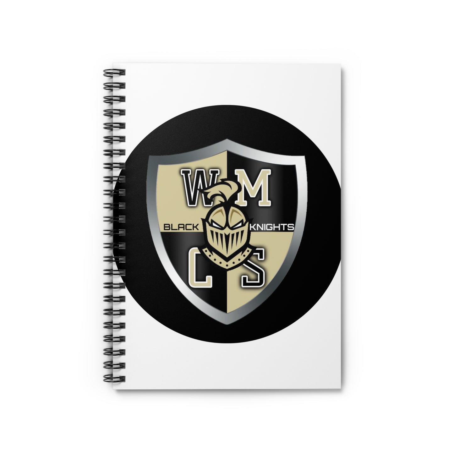 Spiral Notebook - Black Knights