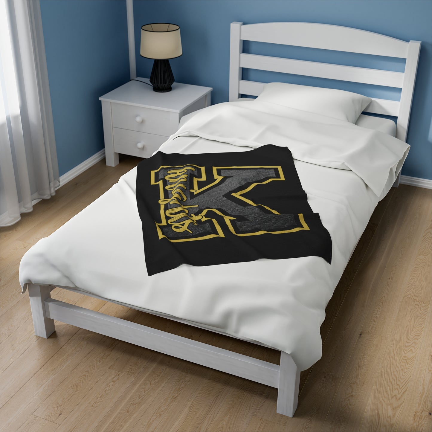 Black Knights Velveteen Plush Blanket
