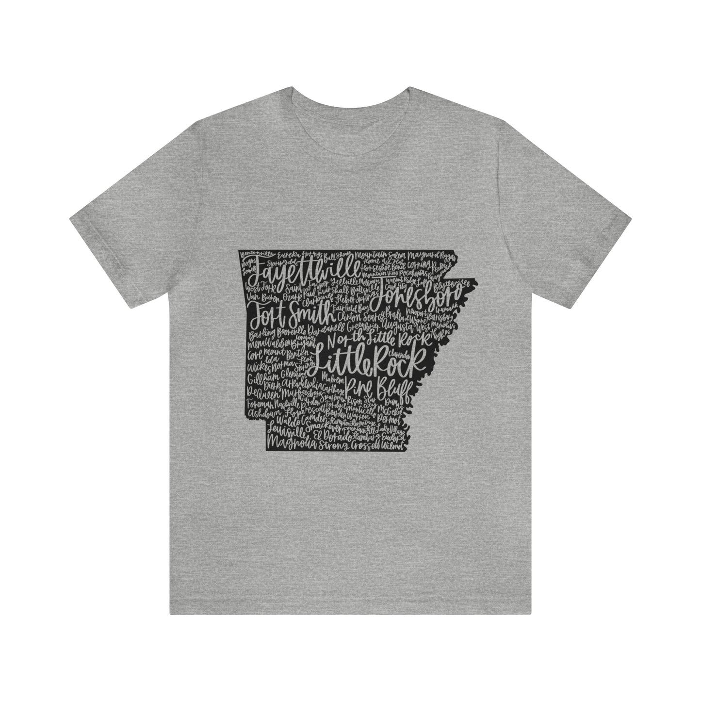 Arkansas Unisex Jersey Short Sleeve Tee
