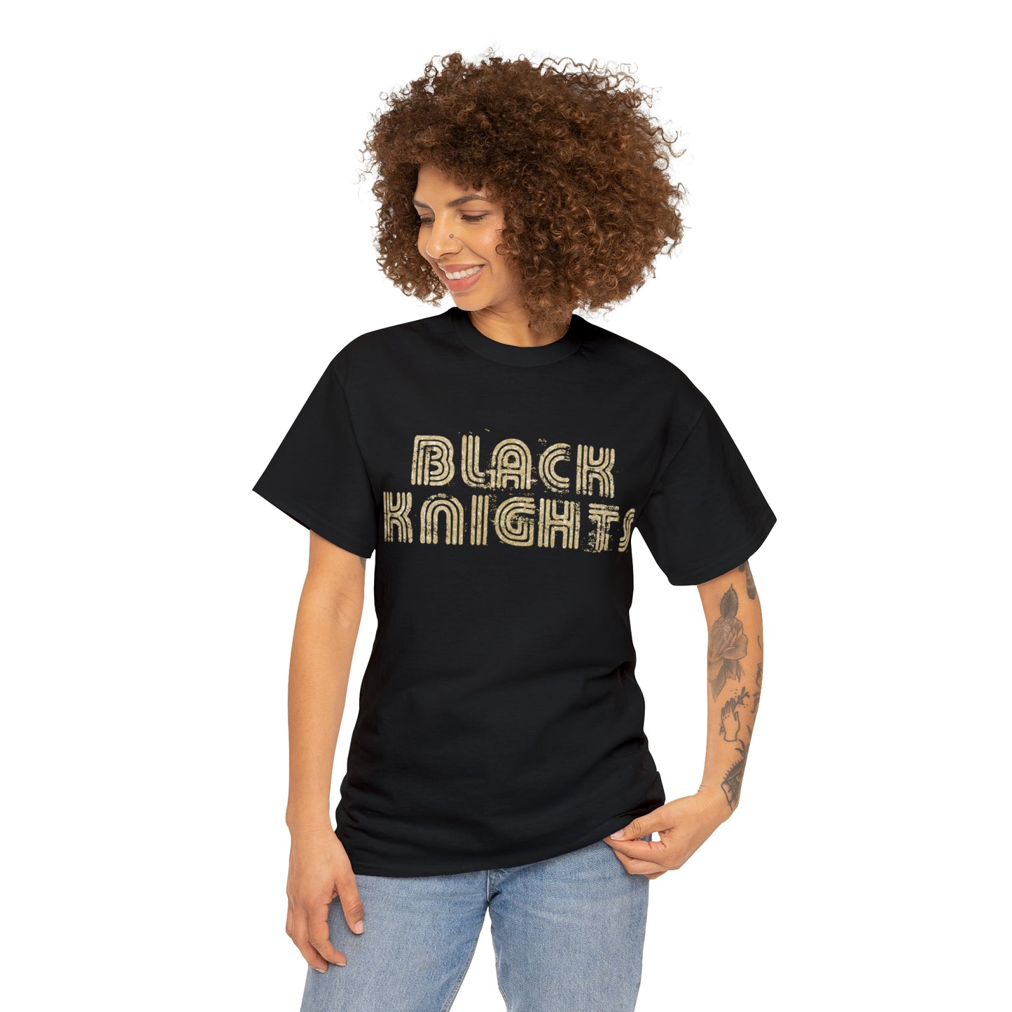 Black Knights Heavy Cotton Tee