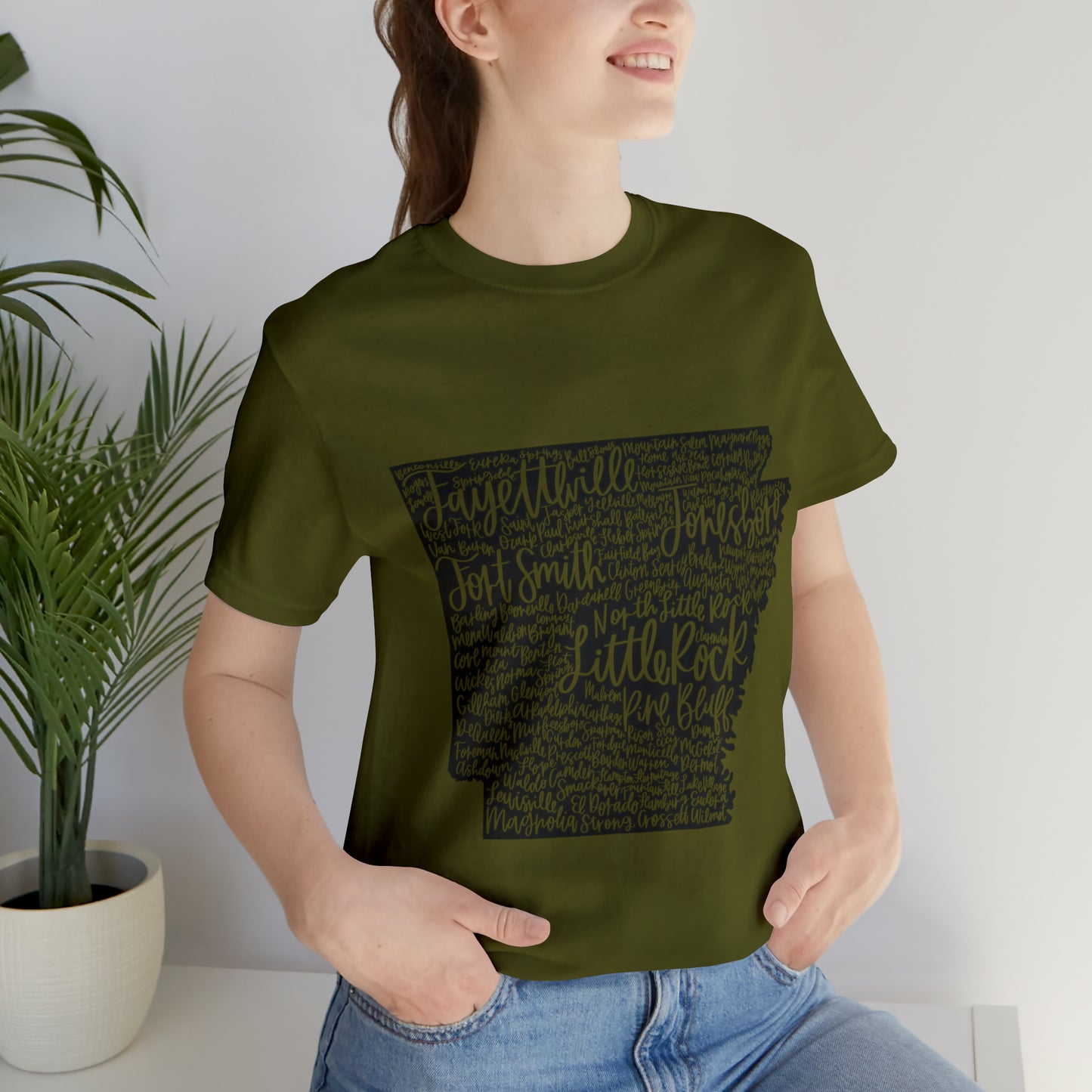 Arkansas Unisex Jersey Short Sleeve Tee