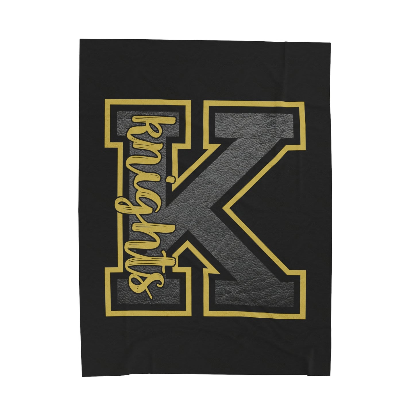 Black Knights Velveteen Plush Blanket