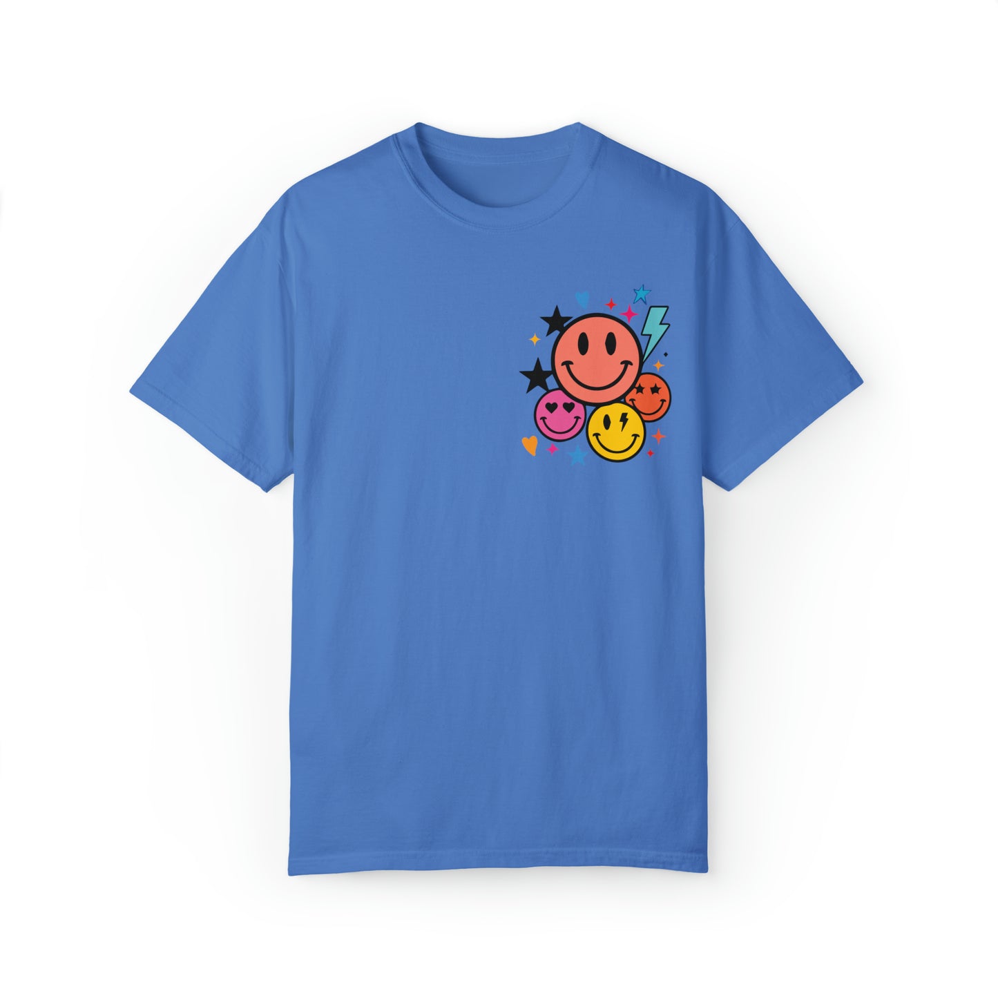Jesus Smiley Unisex Garment-Dyed T-shirt
