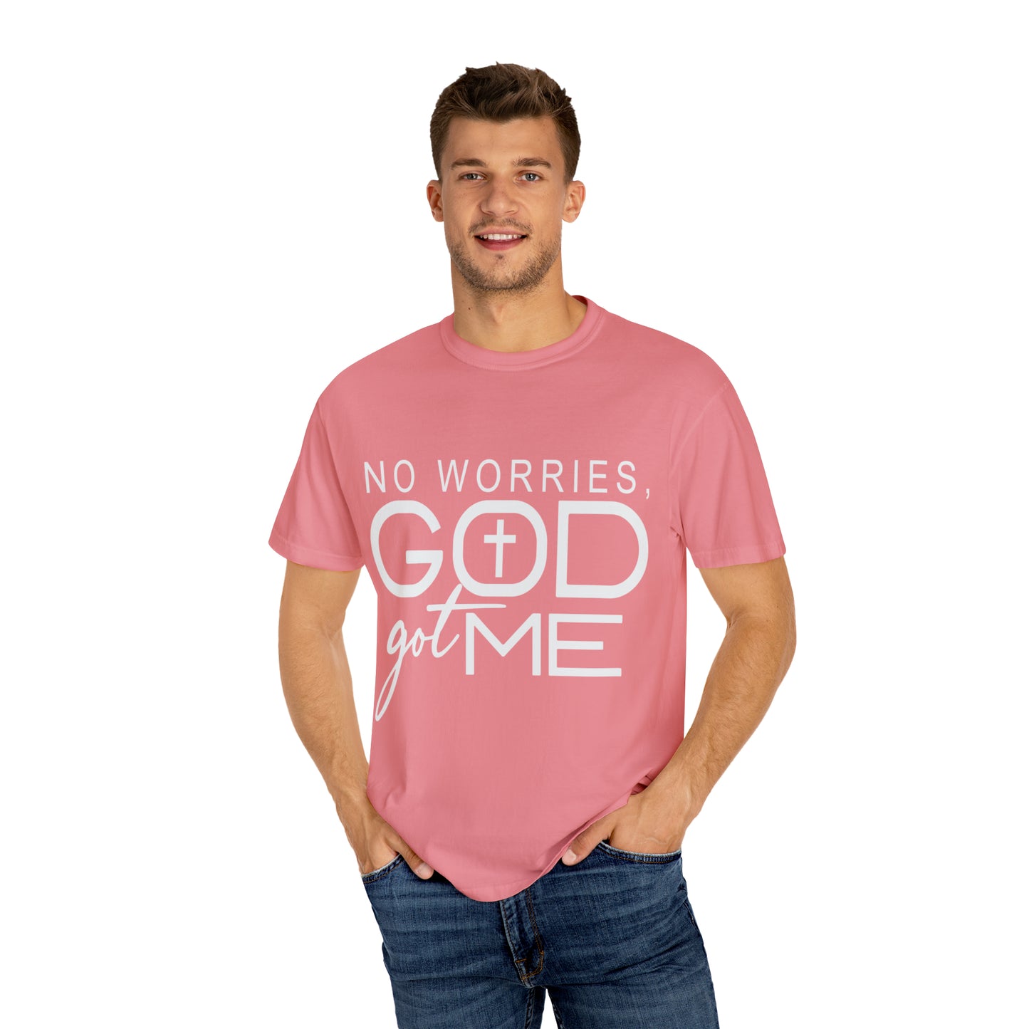 Gods got me  Unisex Garment-Dyed T-shirt