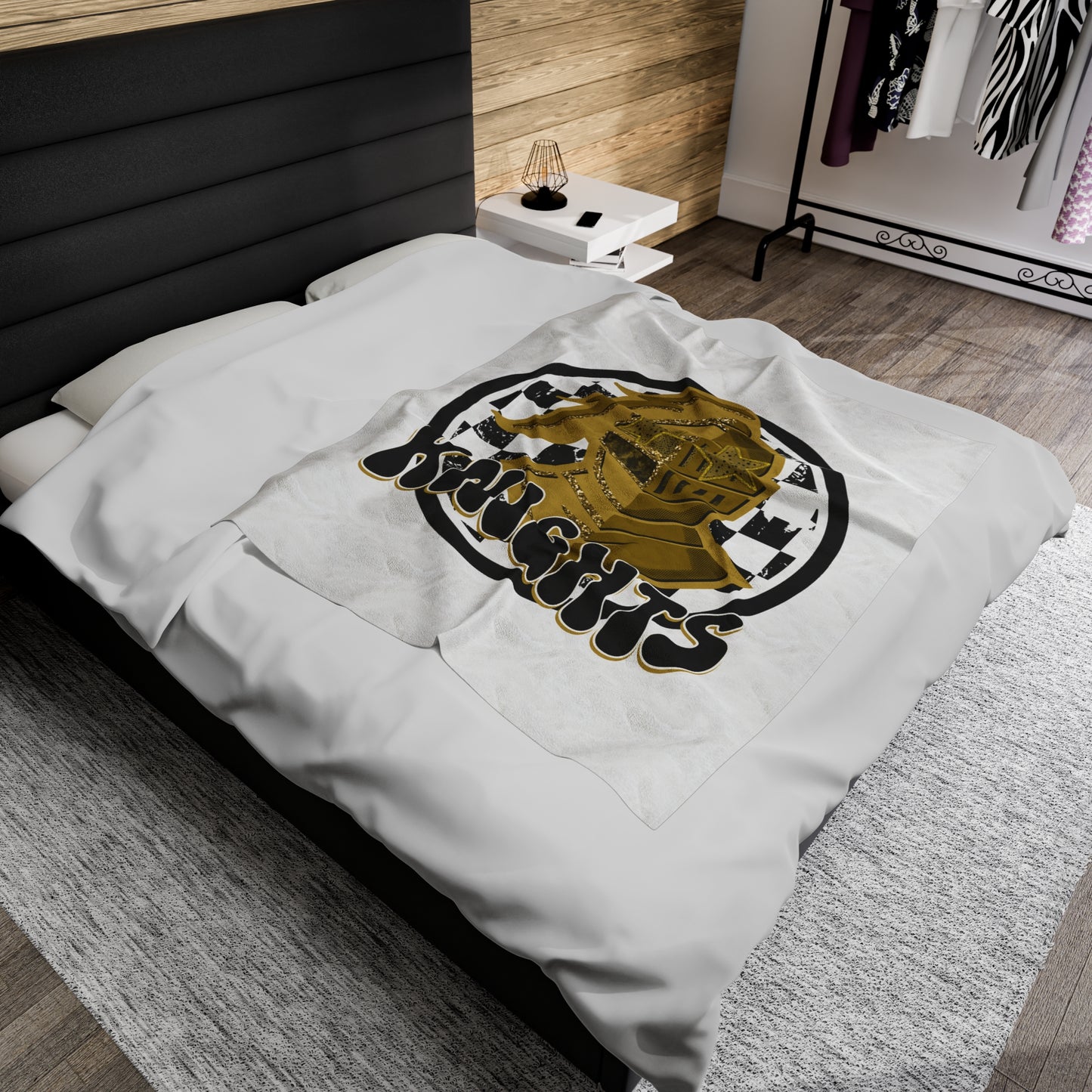 Knight Velveteen Plush Blanket