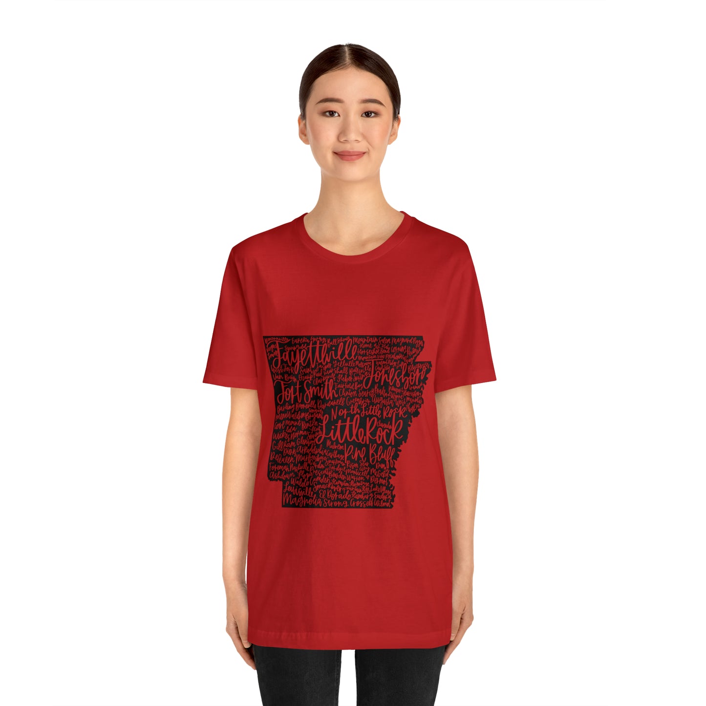 Arkansas Unisex Jersey Short Sleeve Tee