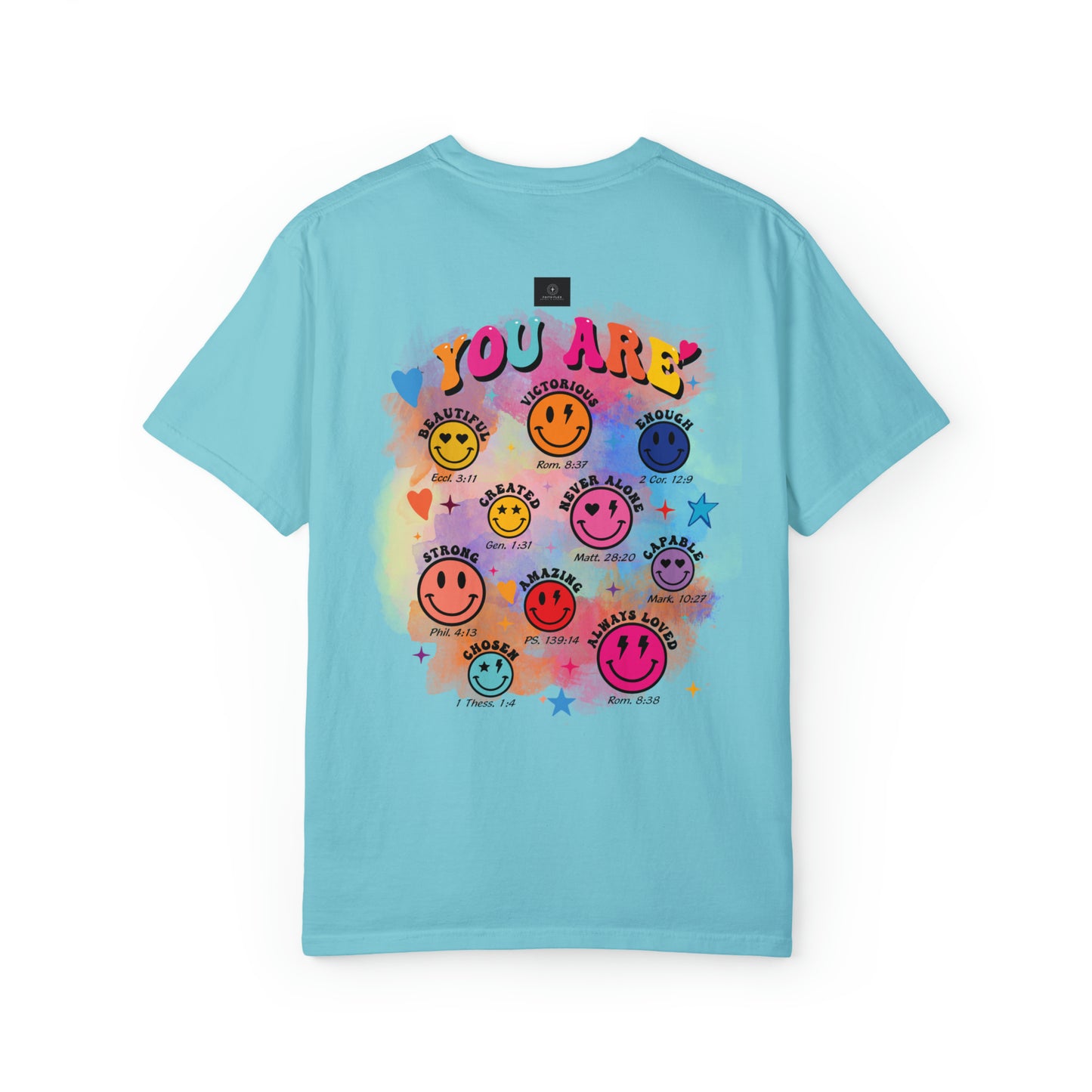 Jesus Smiley Unisex Garment-Dyed T-shirt
