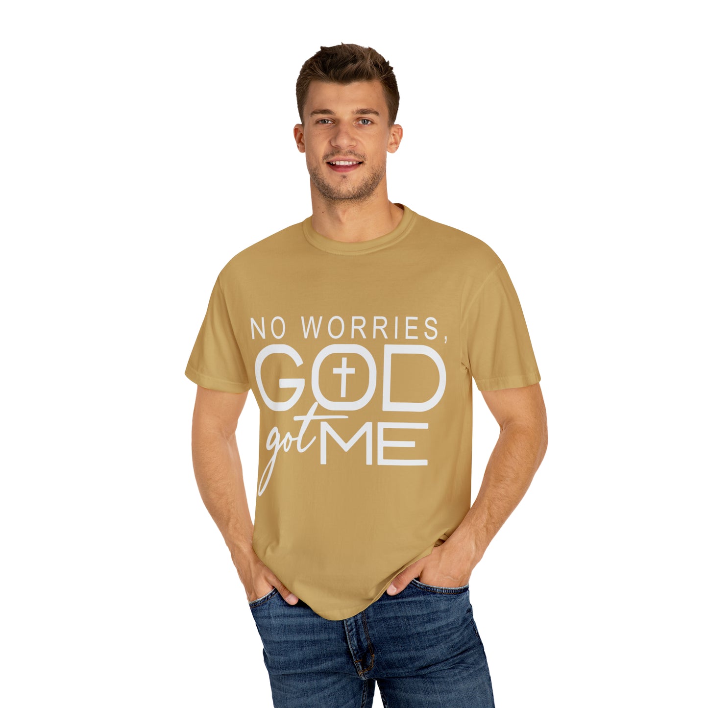 Gods got me  Unisex Garment-Dyed T-shirt