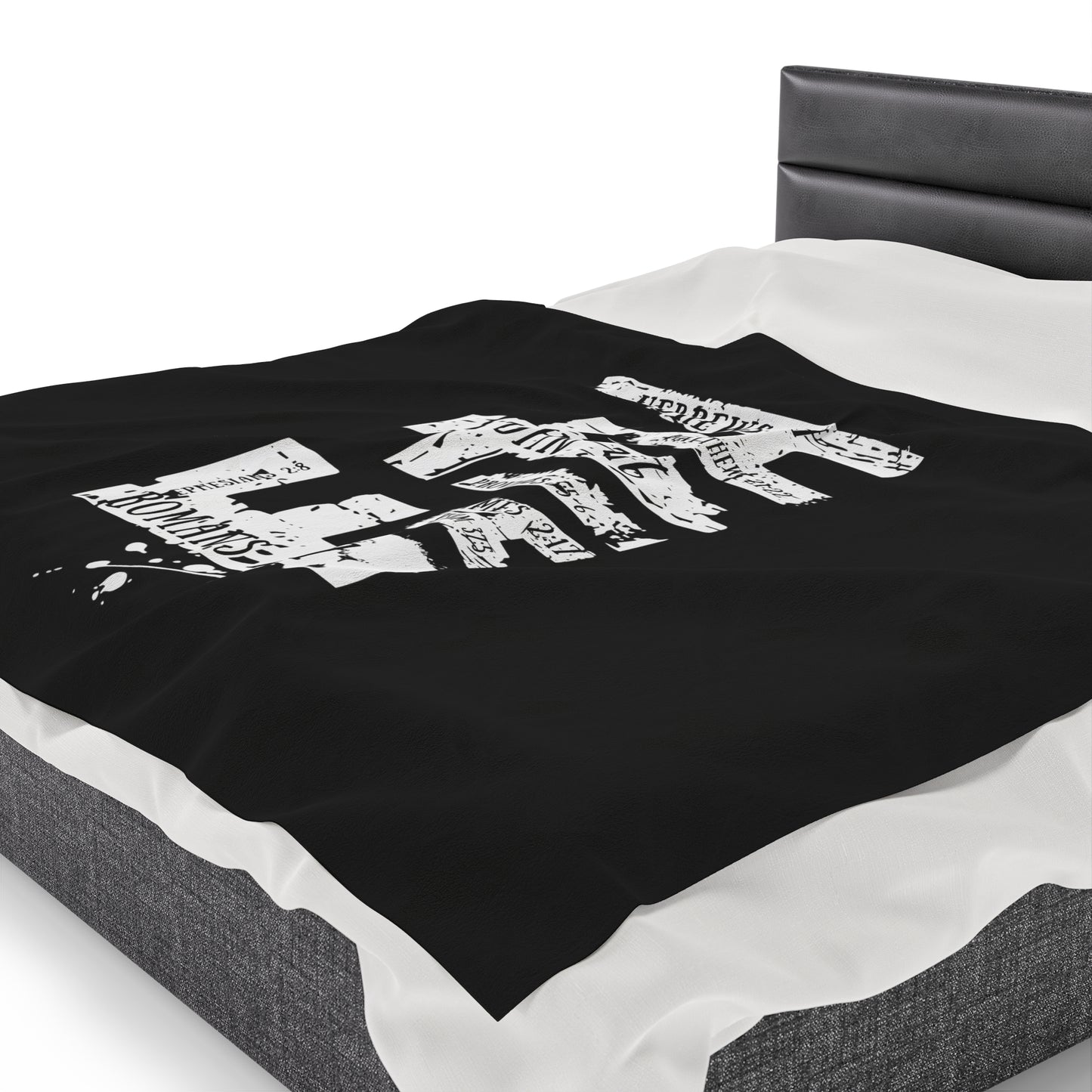 FAITH Velveteen Plush Blanket