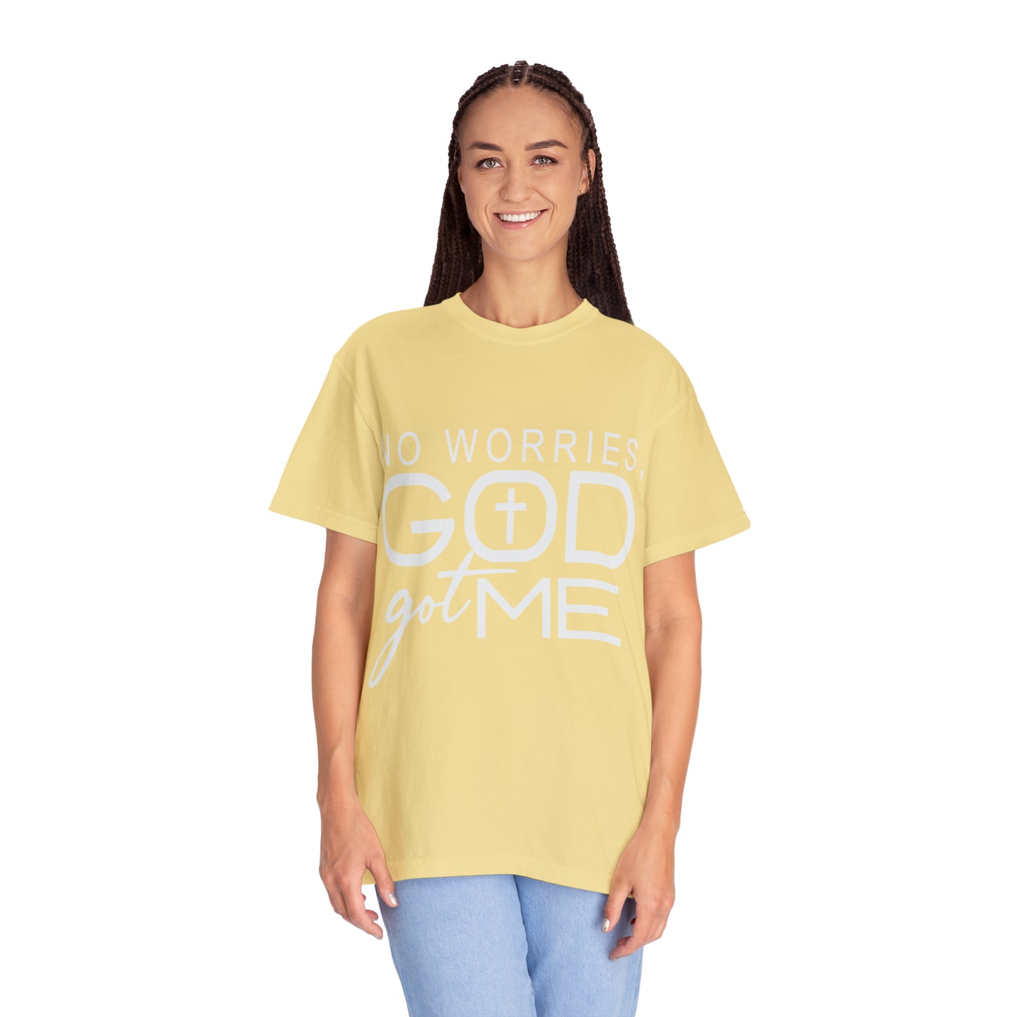 Gods got me  Unisex Garment-Dyed T-shirt