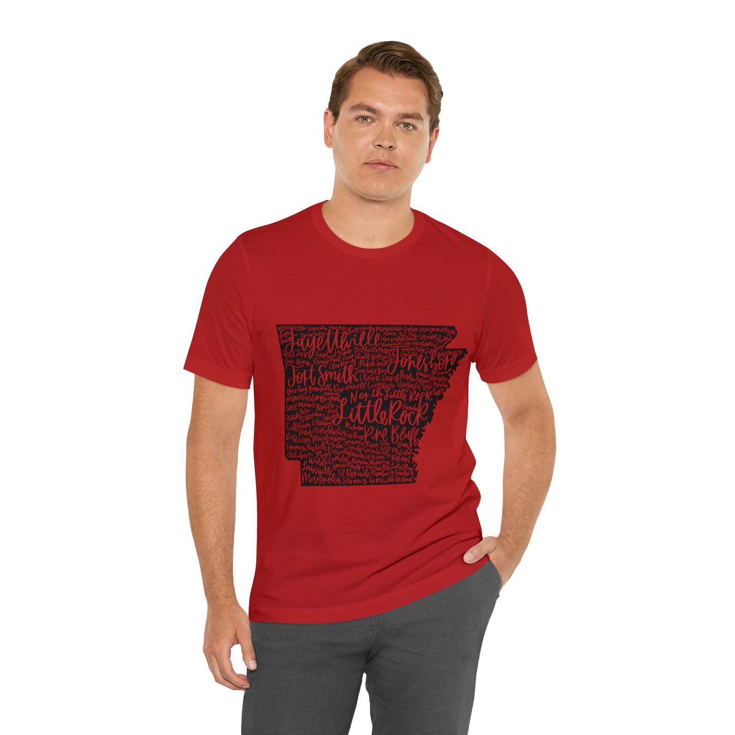 Arkansas Unisex Jersey Short Sleeve Tee