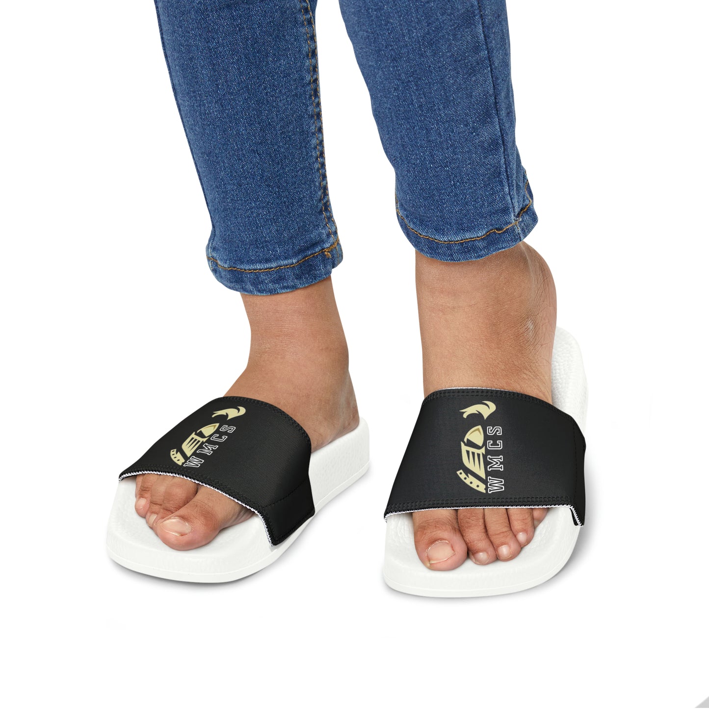 Youth PU Slide Sandals