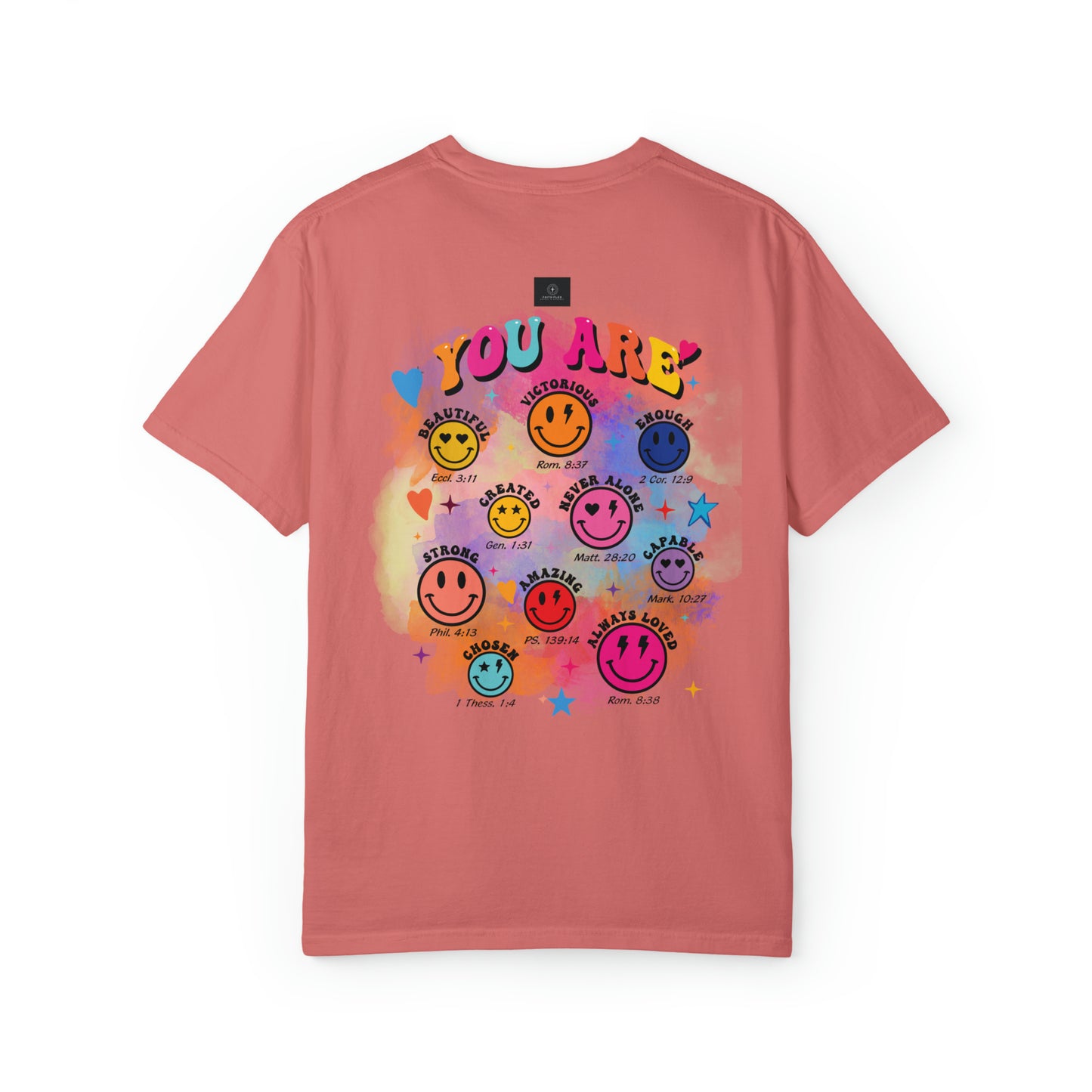 Jesus Smiley Unisex Garment-Dyed T-shirt