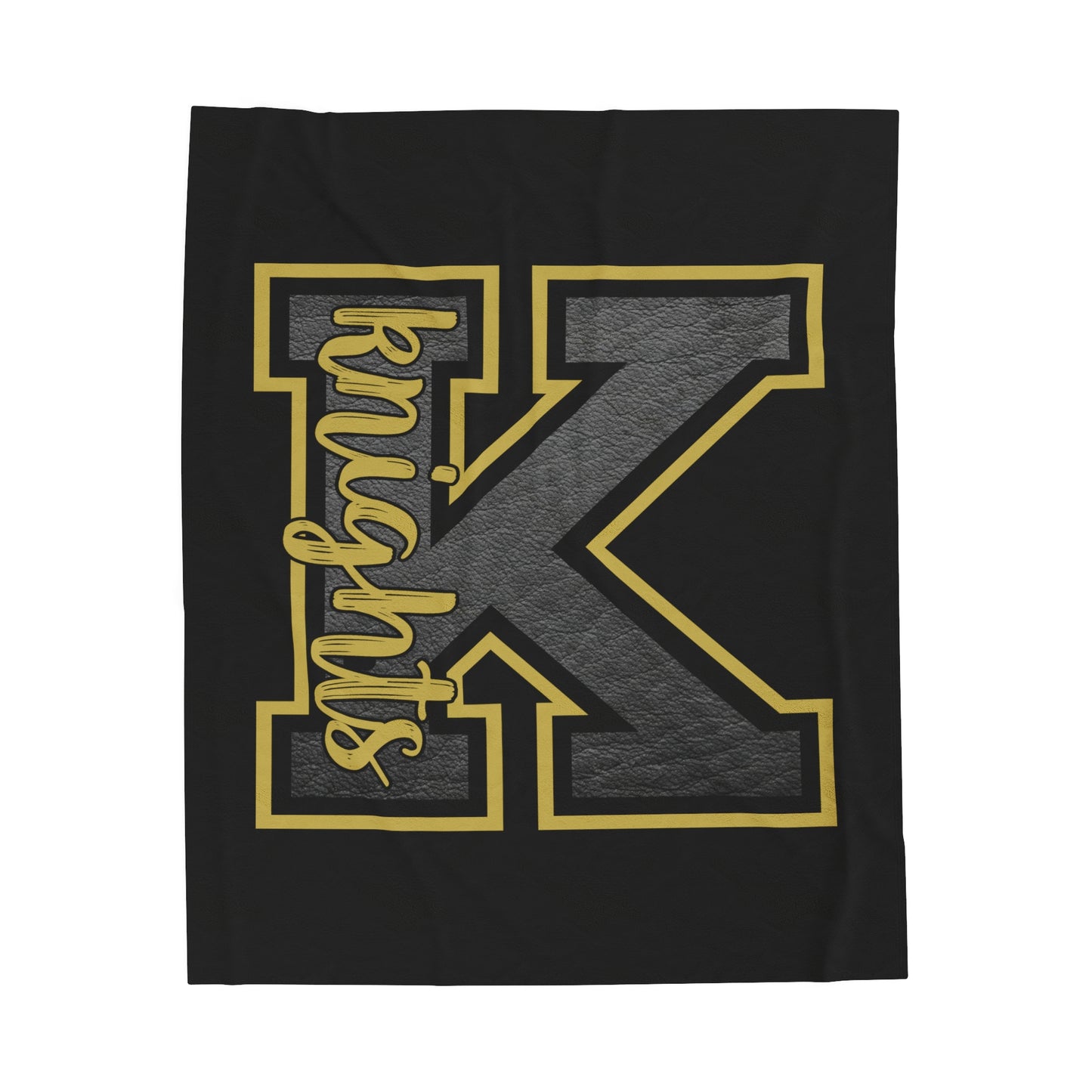 Black Knights Velveteen Plush Blanket