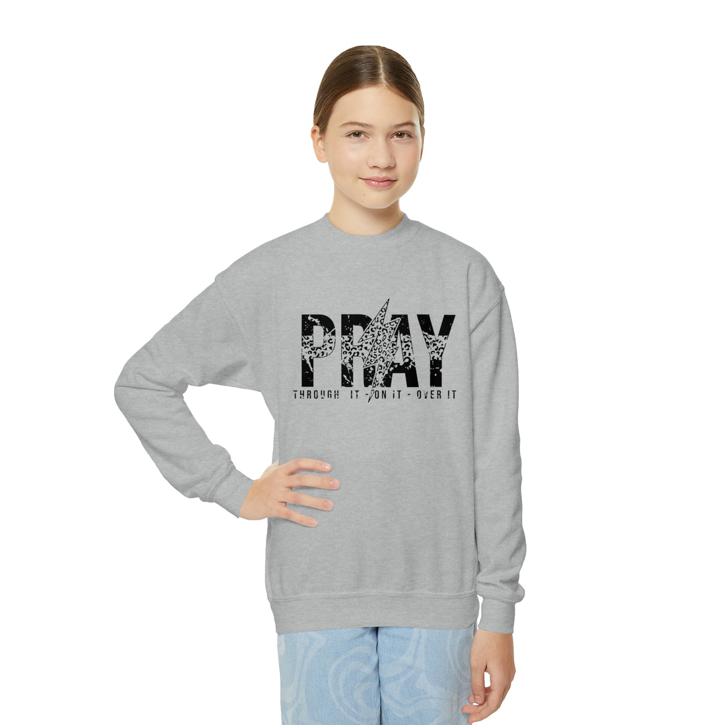 Pray Youth Crewneck Sweatshirt