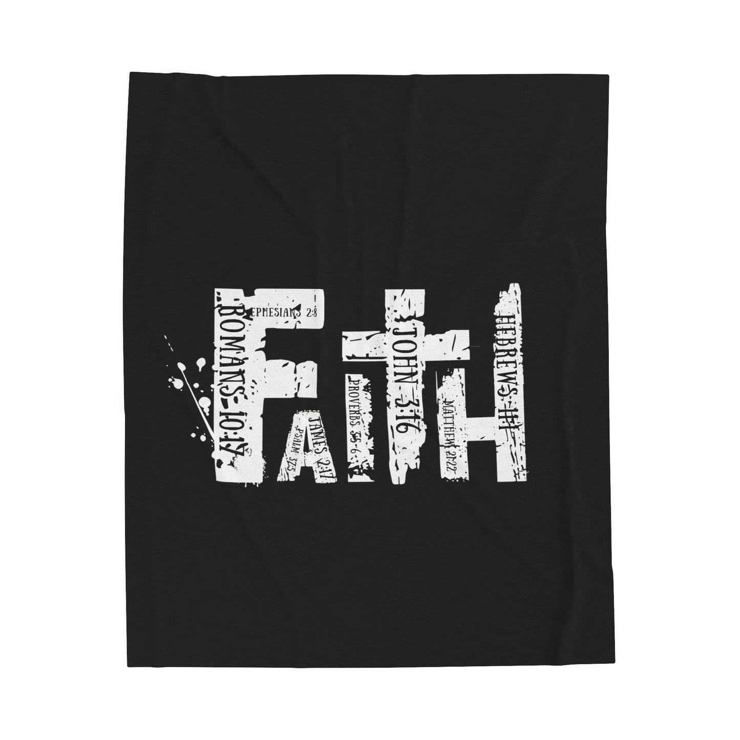 FAITH Velveteen Plush Blanket